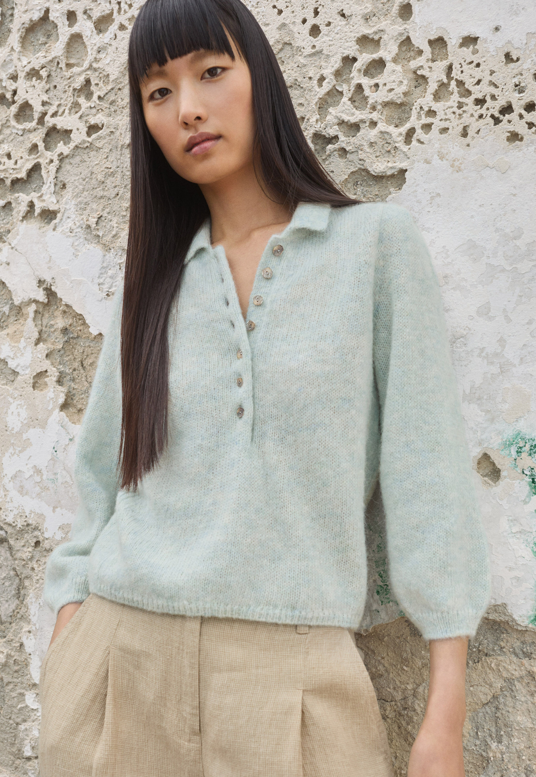 Collared sweater
