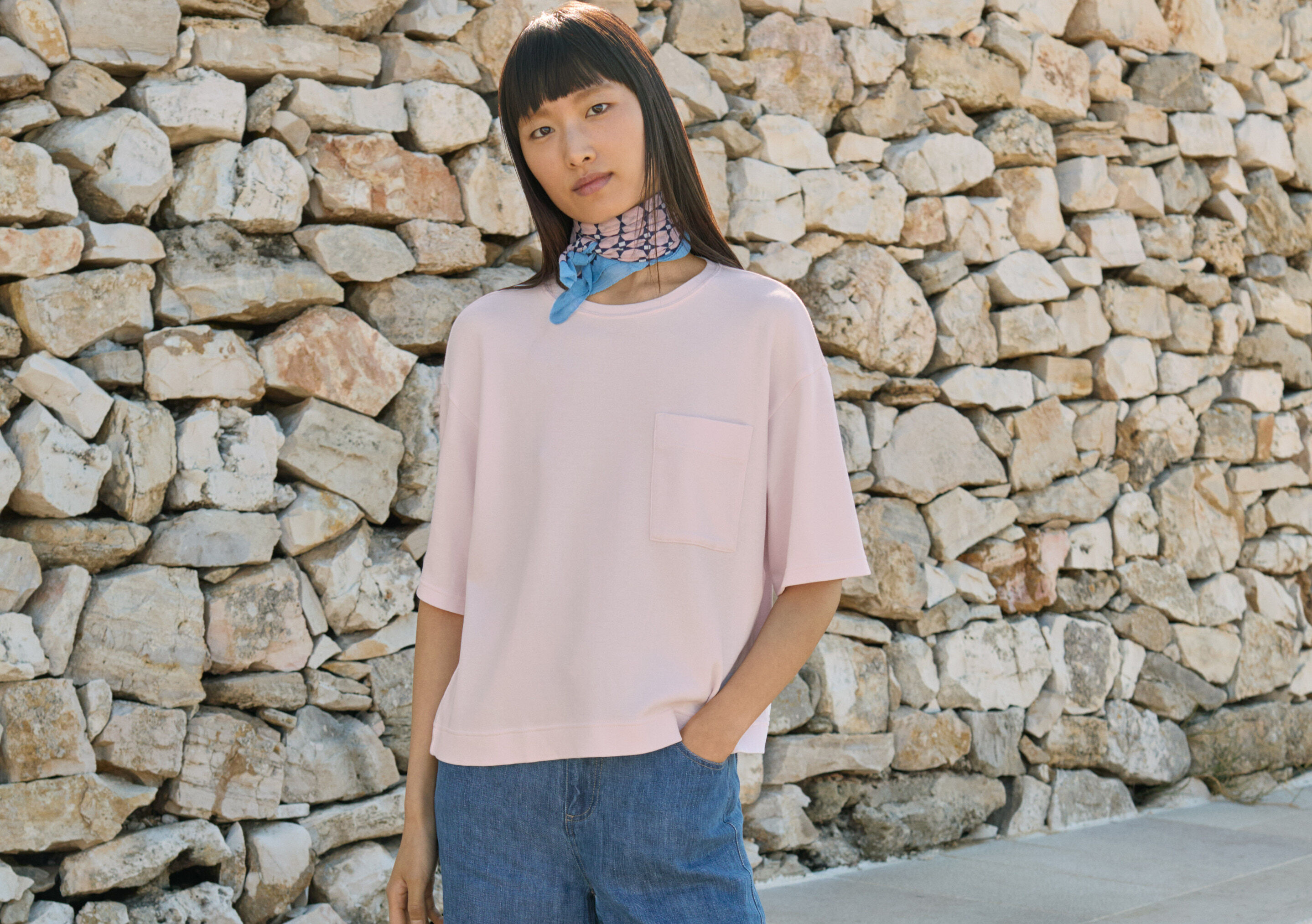 Pocket-detail T-shirt