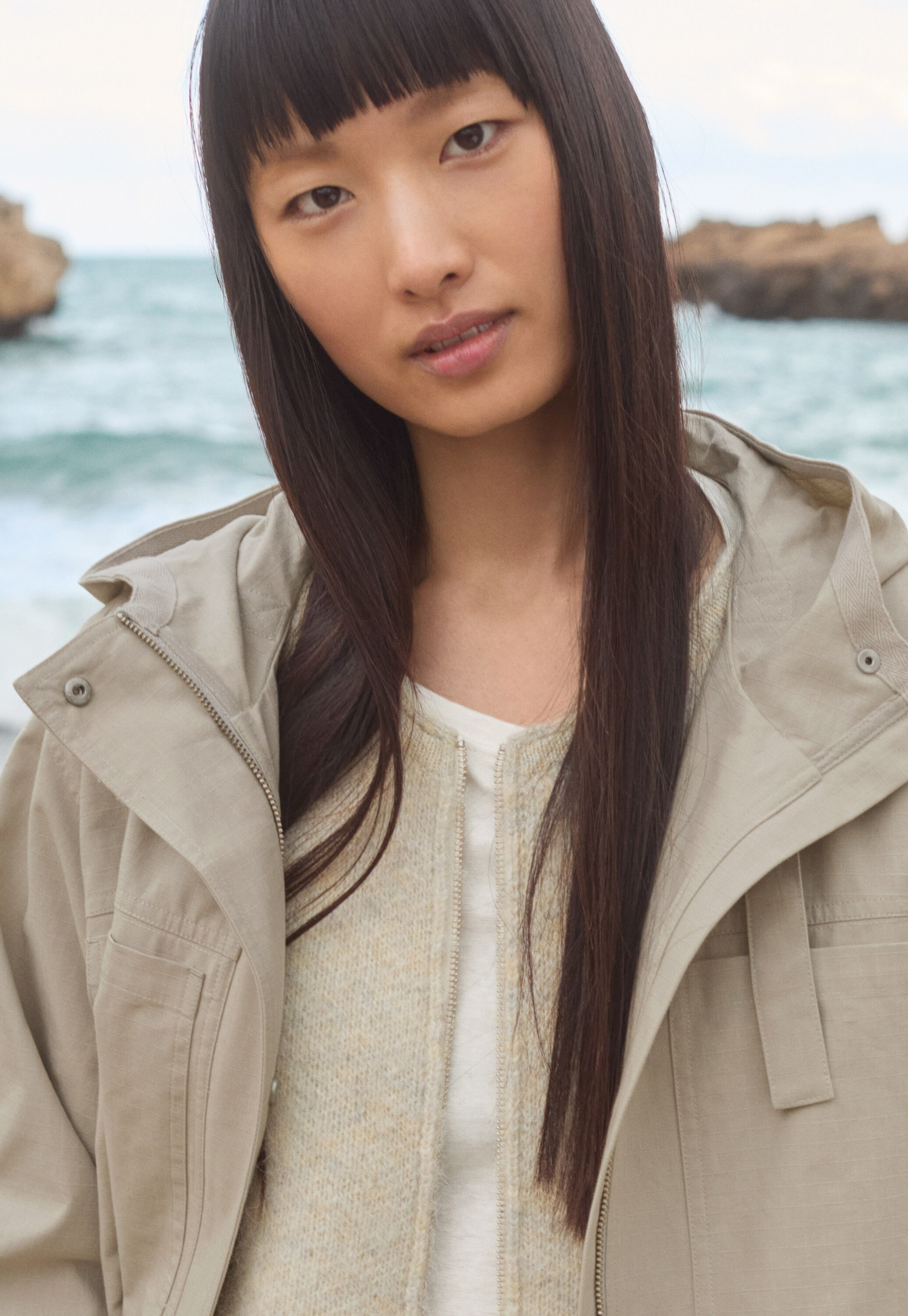Edge-to-edge cardigan