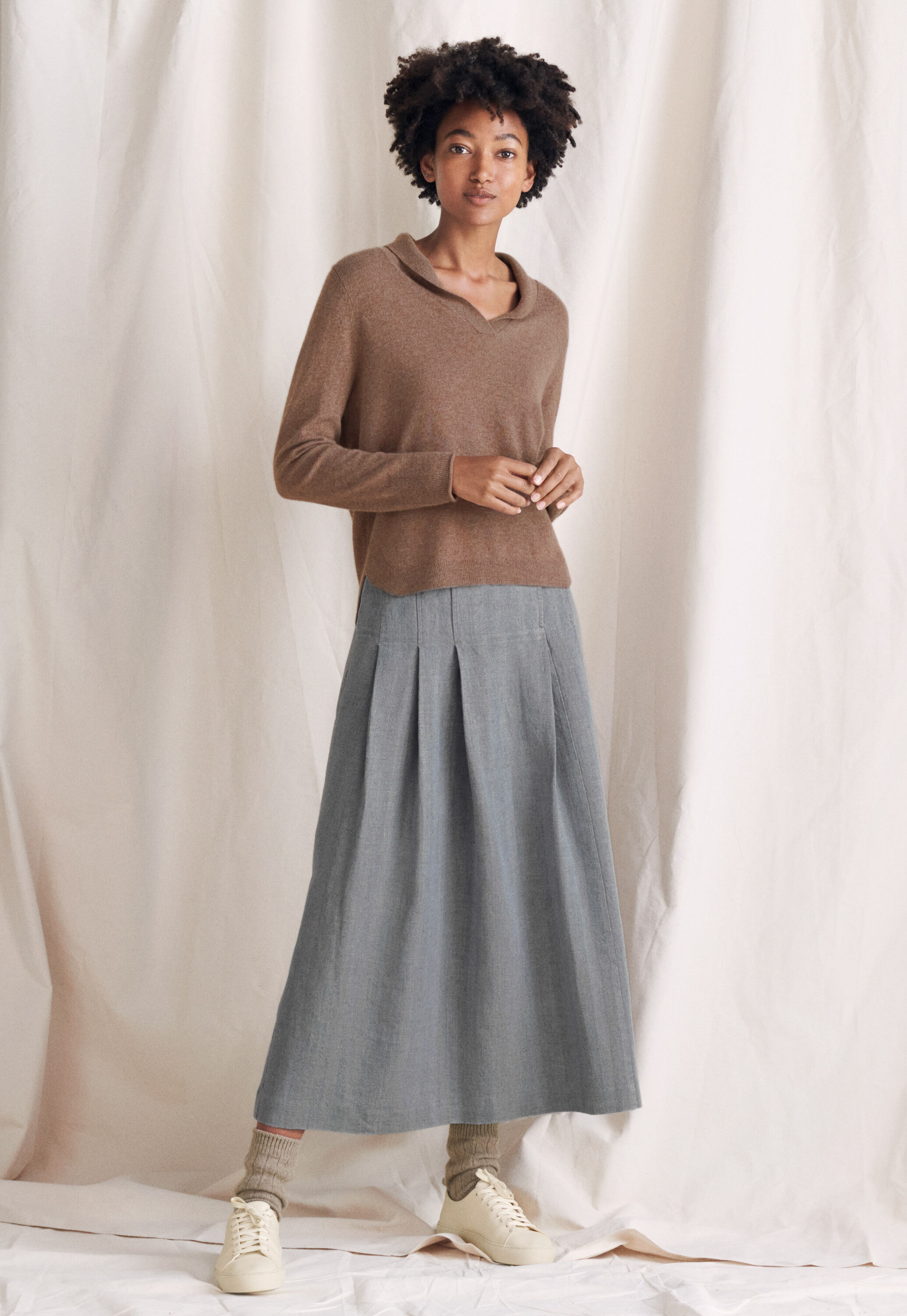 Pleated skirt