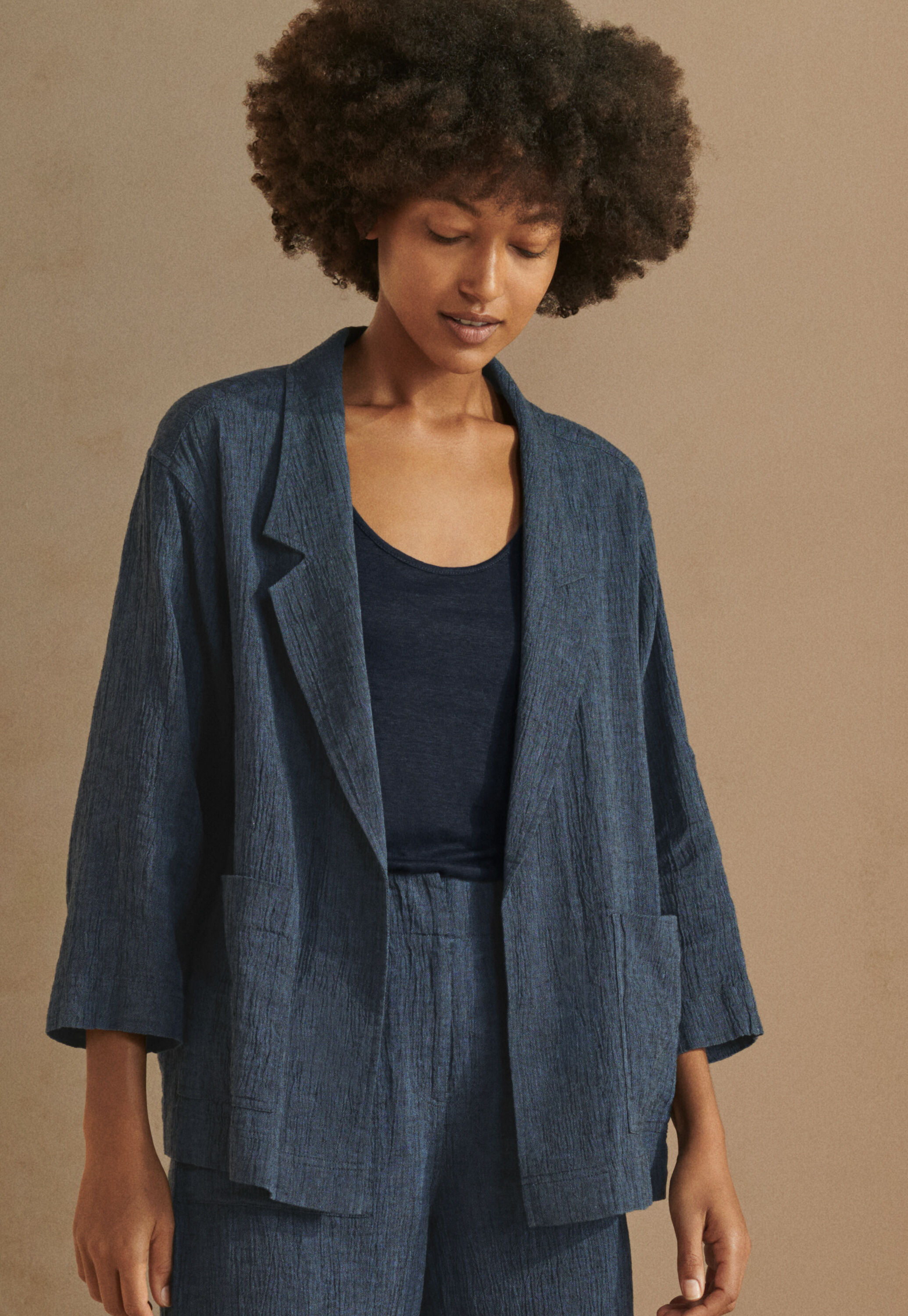 Edge-to-edge jacket