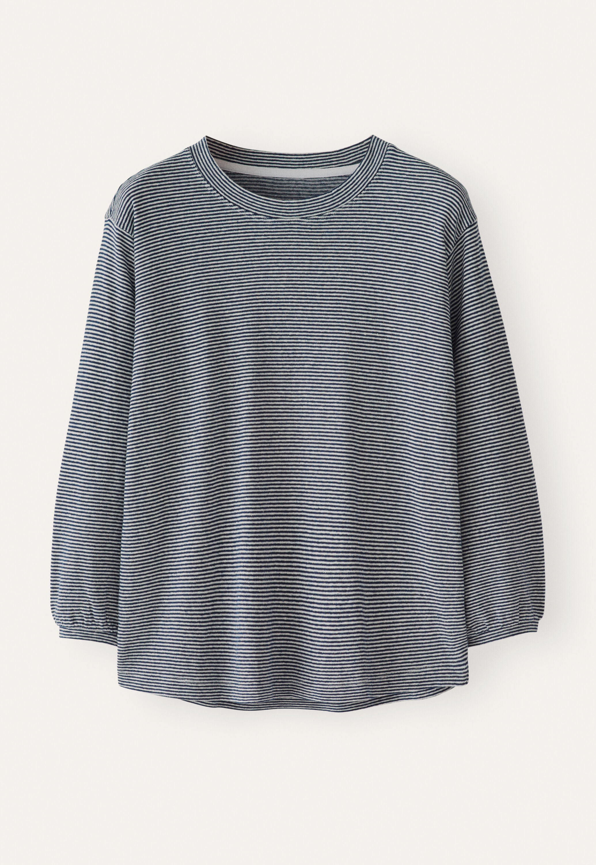 Striped jersey top