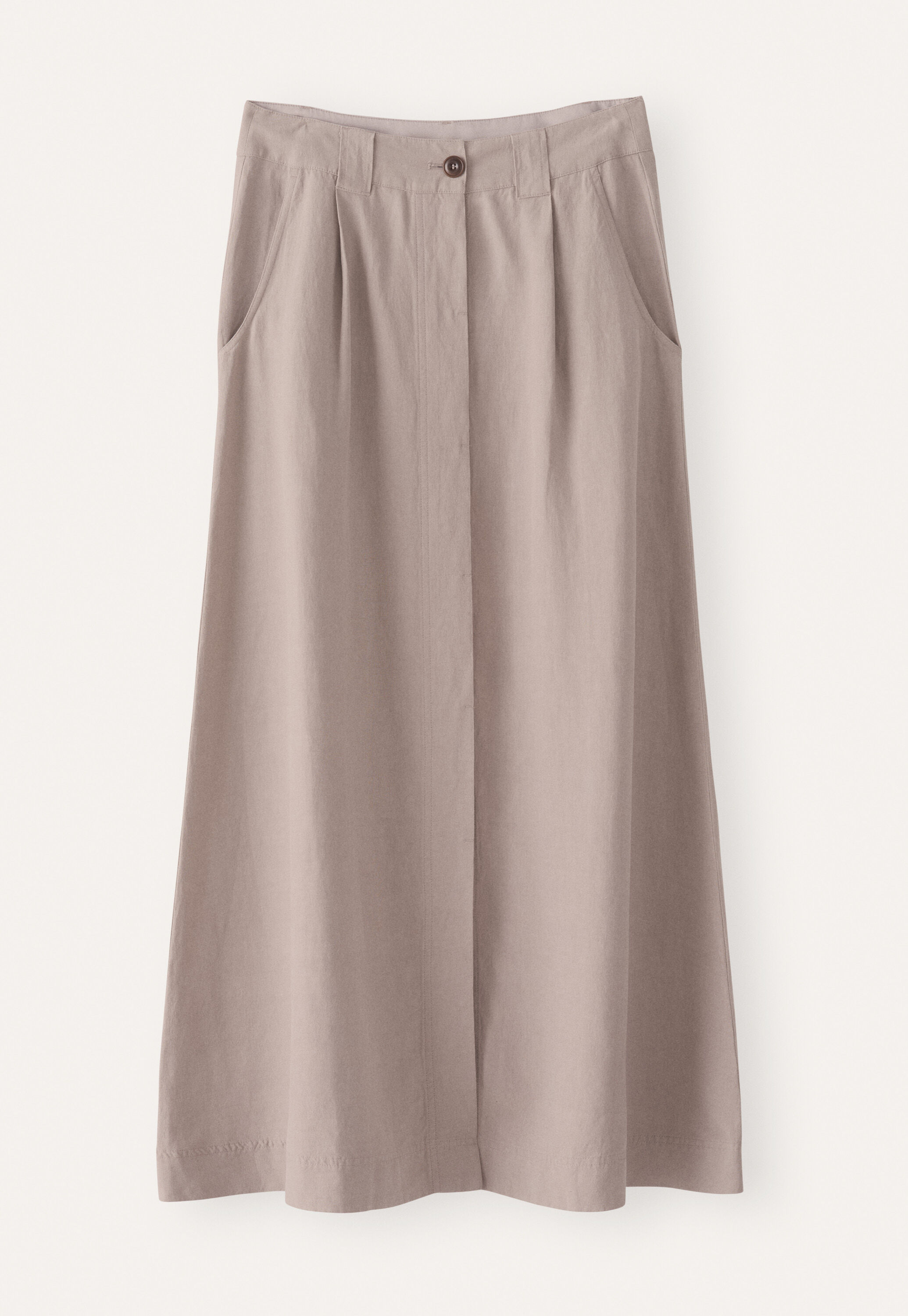 Button-front skirt