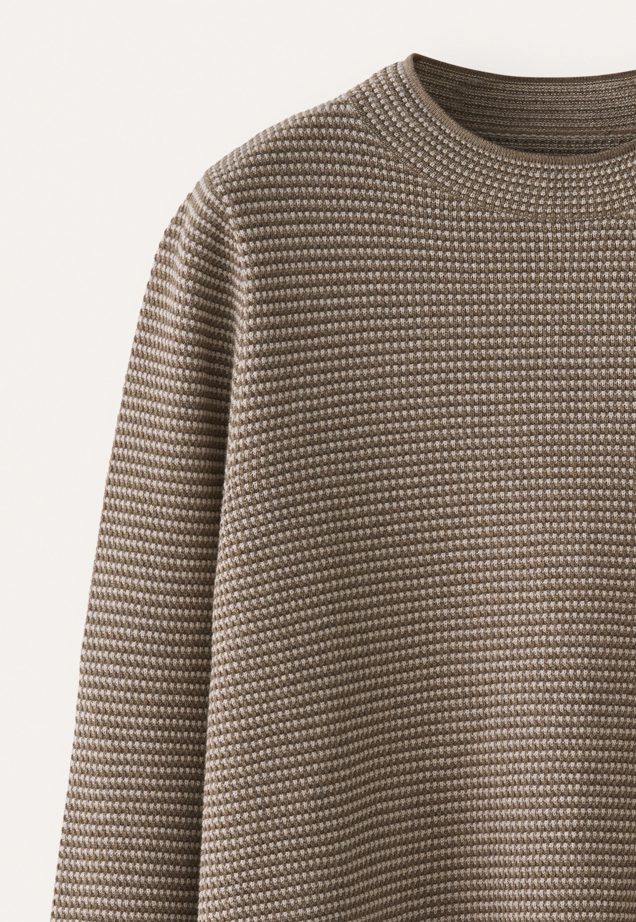 Moss-stitch tunic