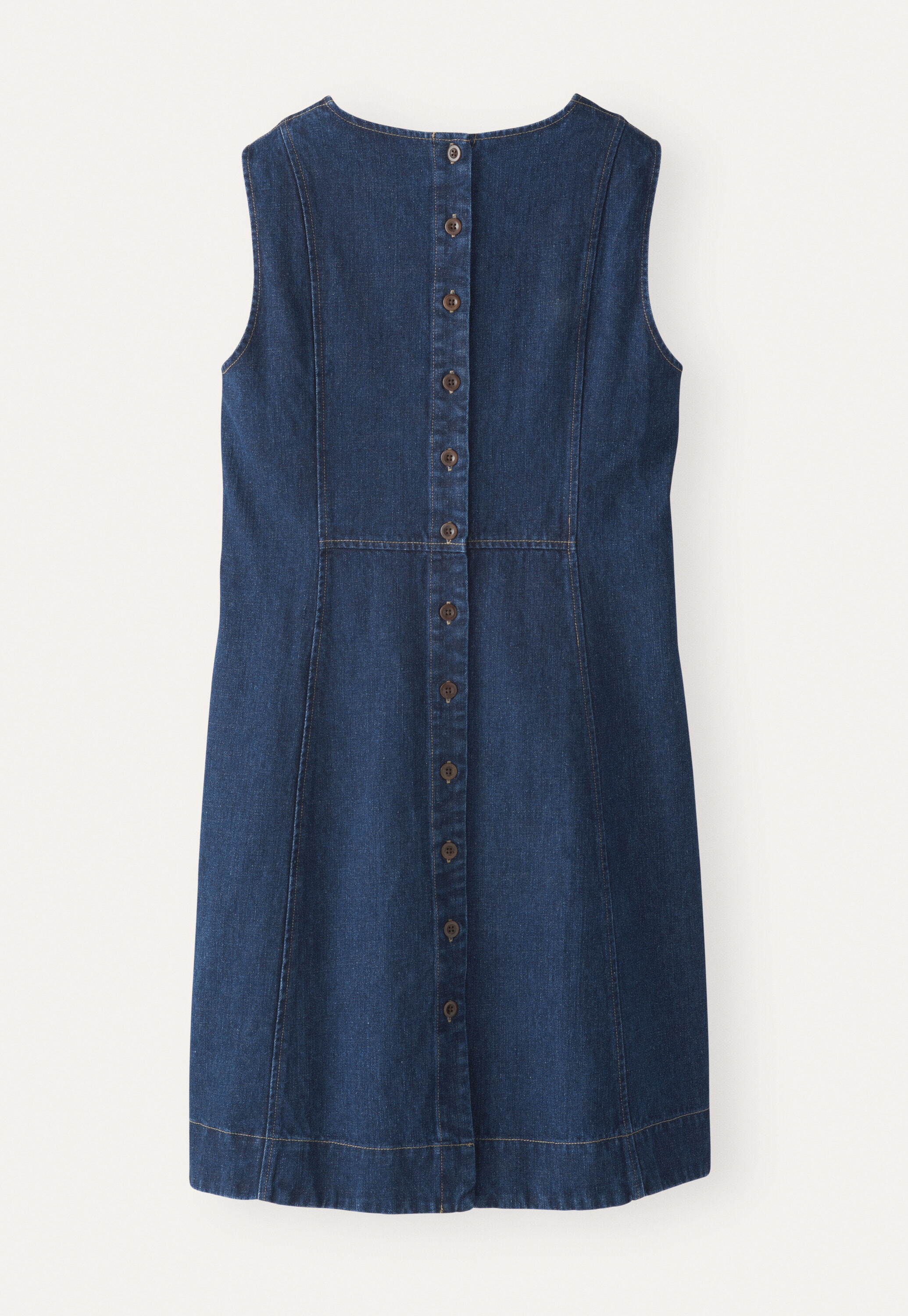 Indigo sleeveless dress