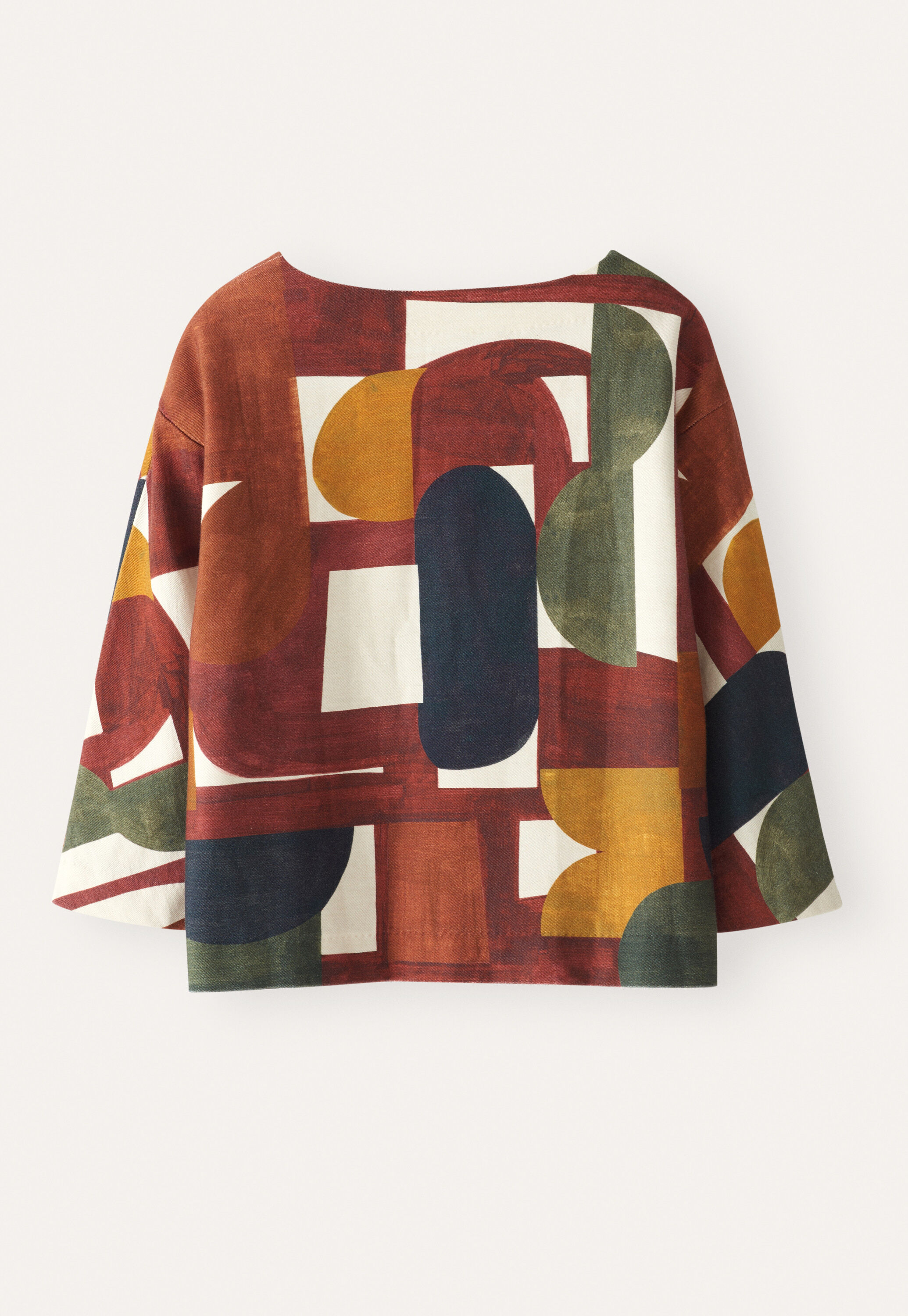 Printed jersey top