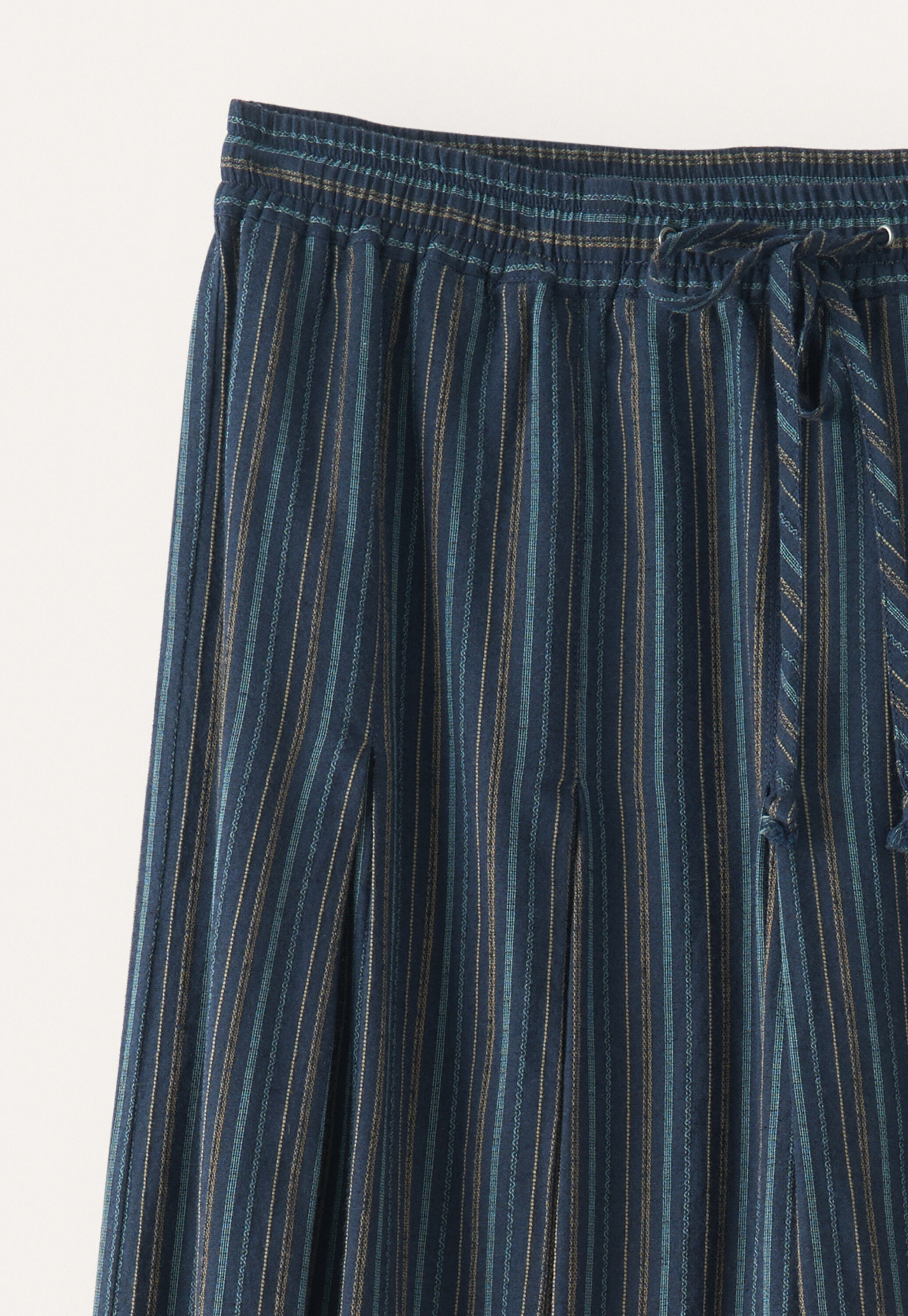 Long striped skirt