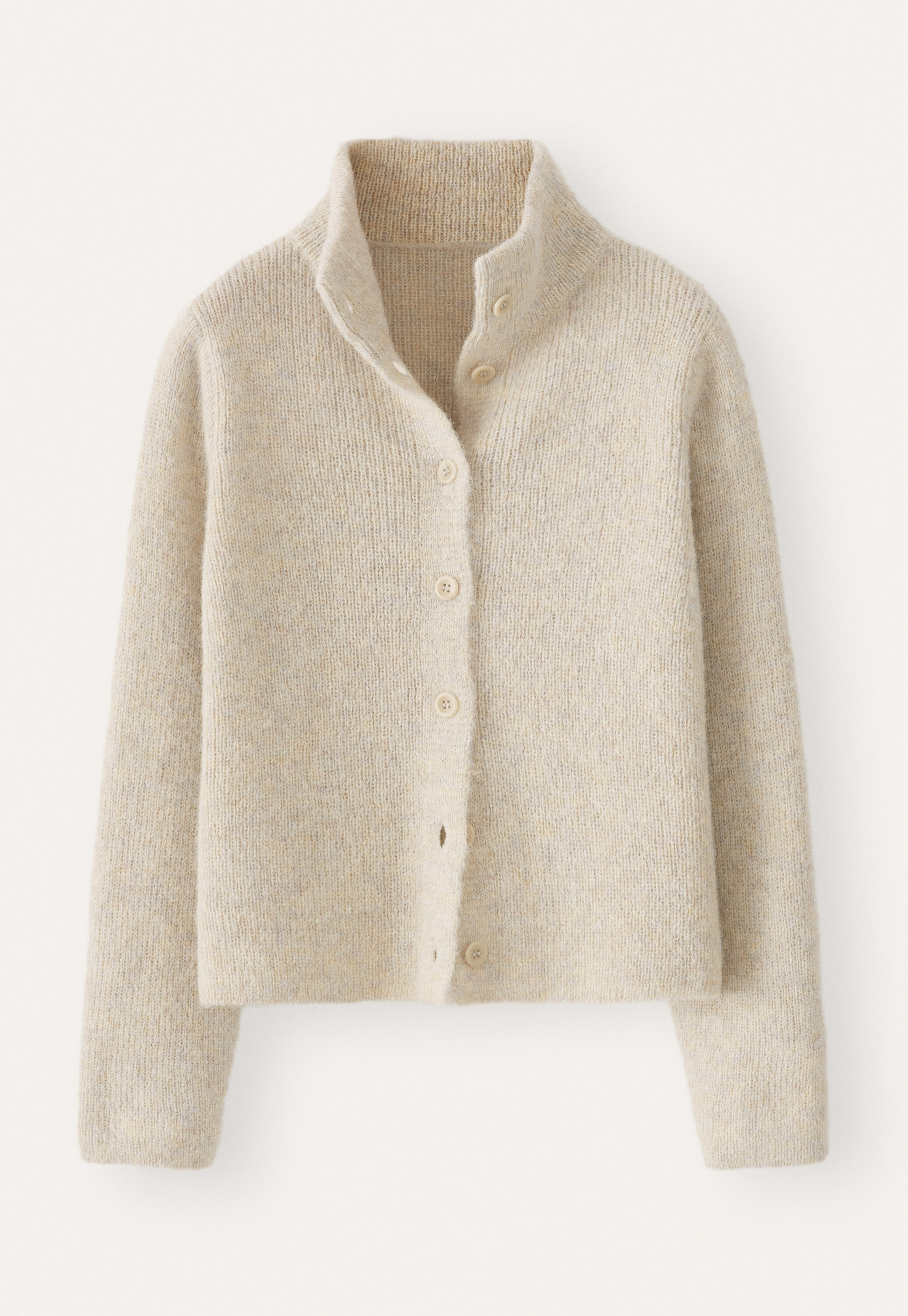 Basket-stitch cardigan