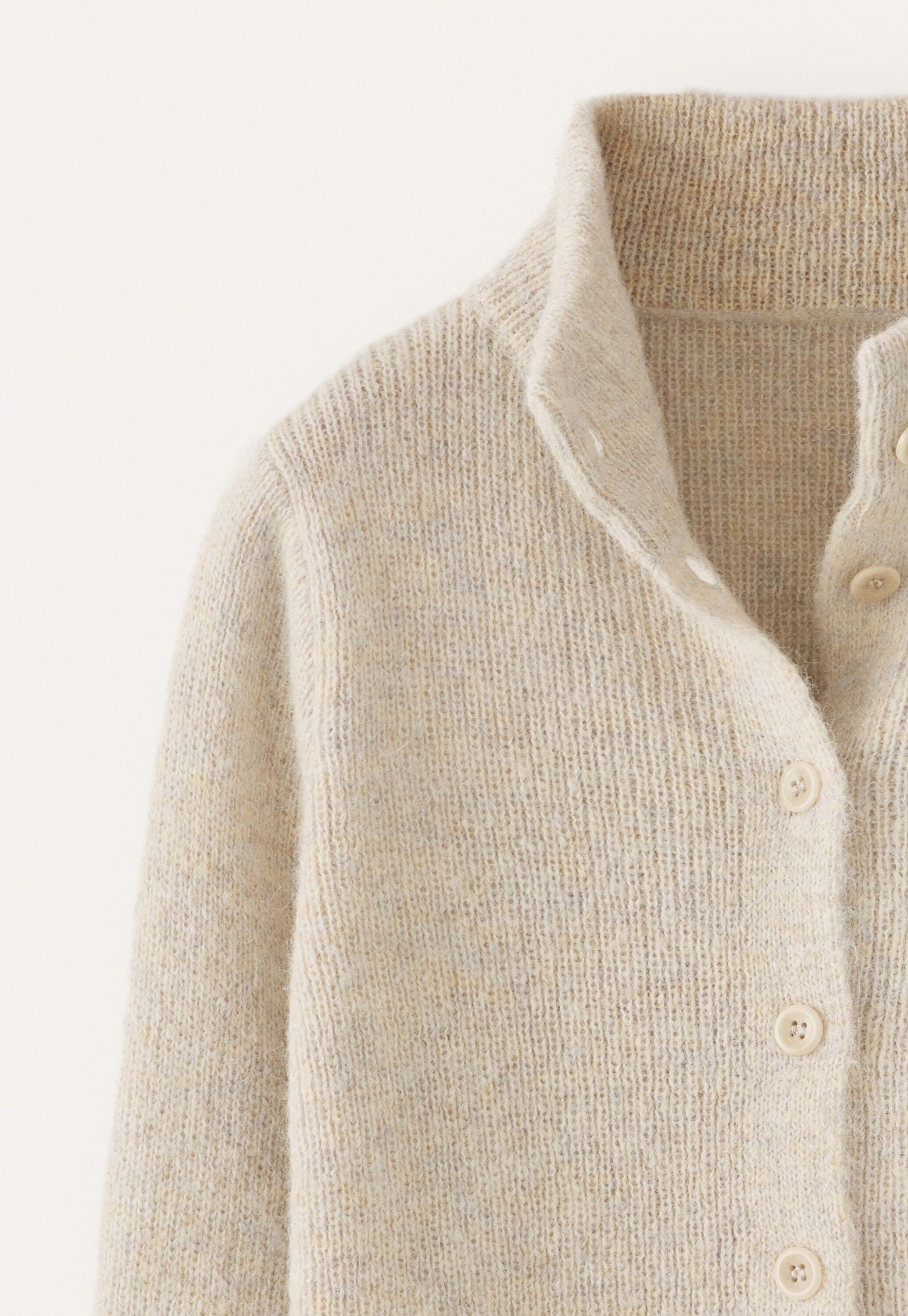 Basket-stitch cardigan
