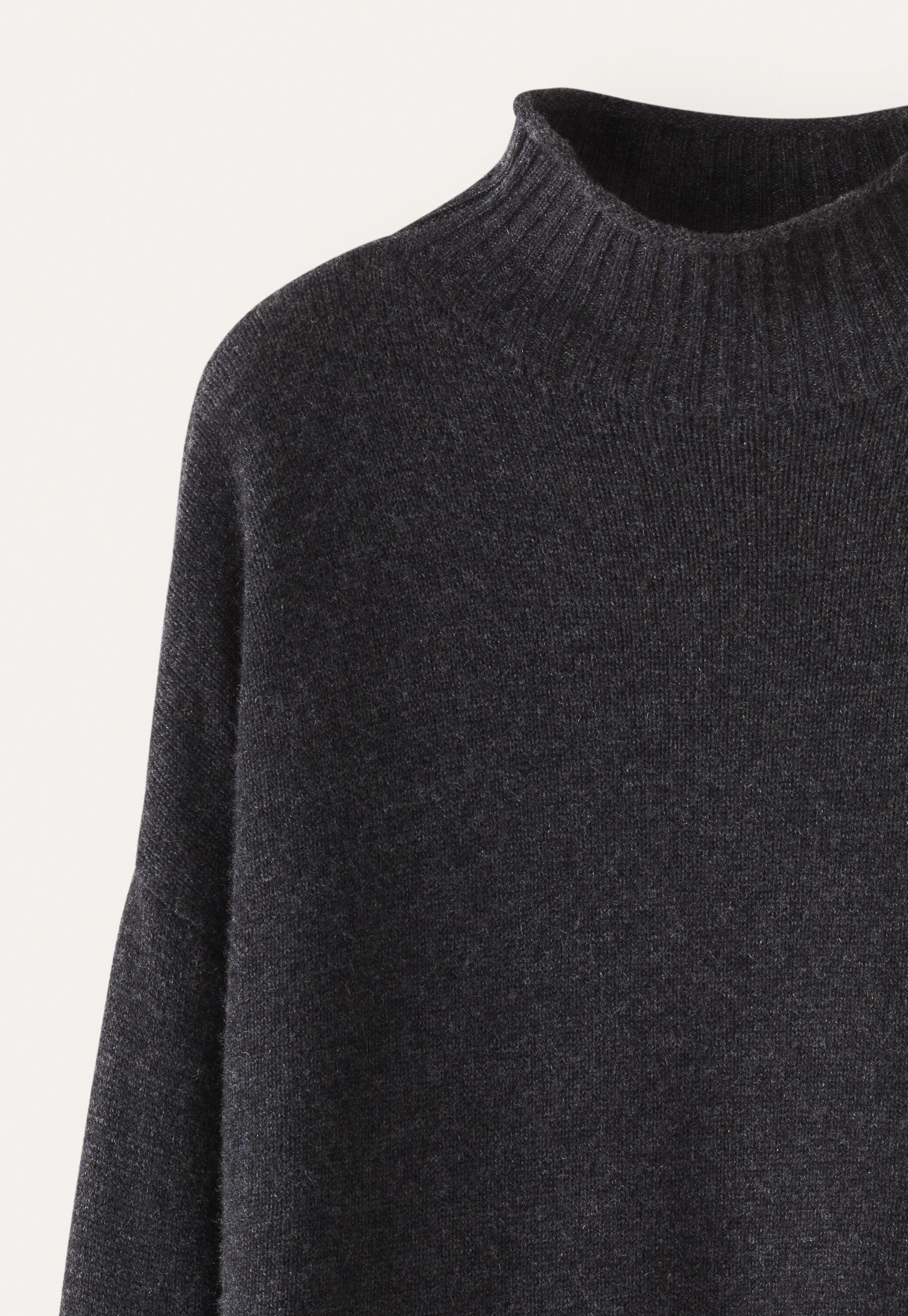 Funnel-neck sweater