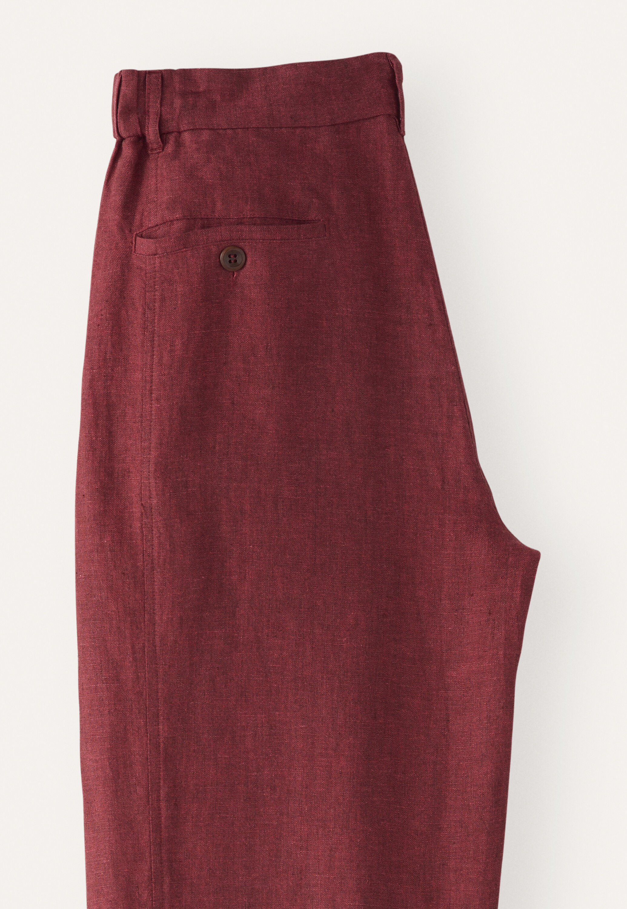 Cropped tapered trousers