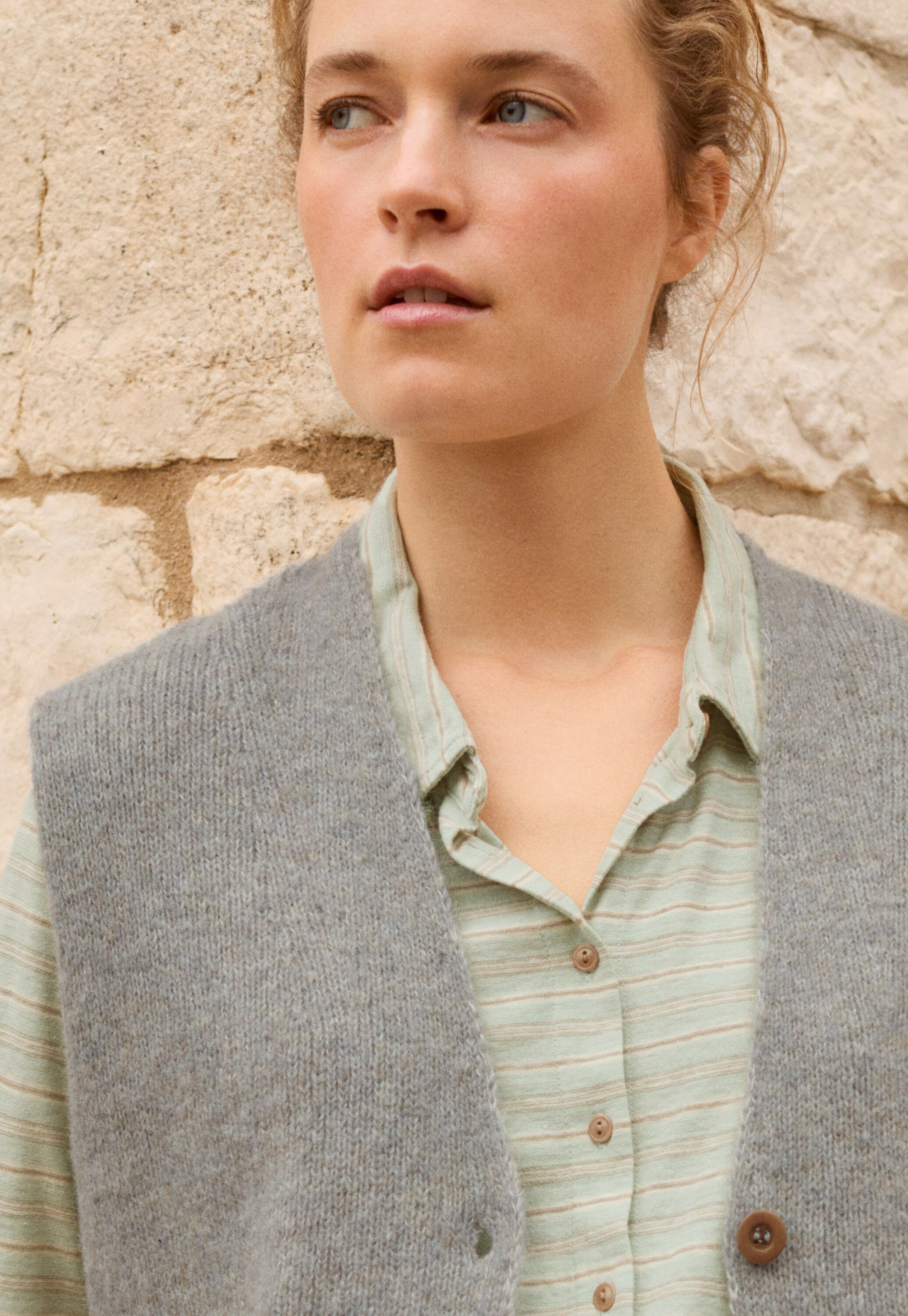 Knitted waistcoat