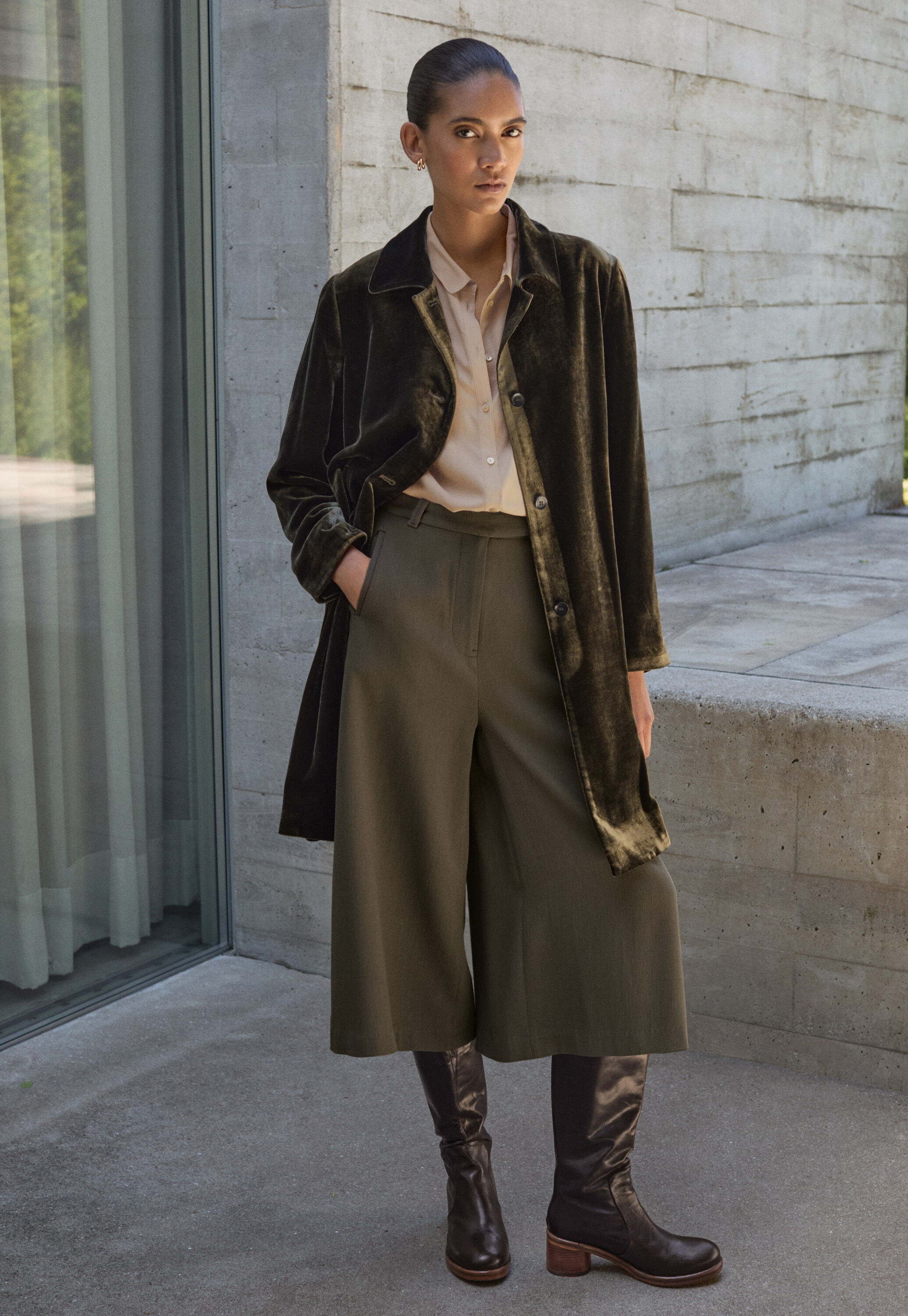 Collared coat