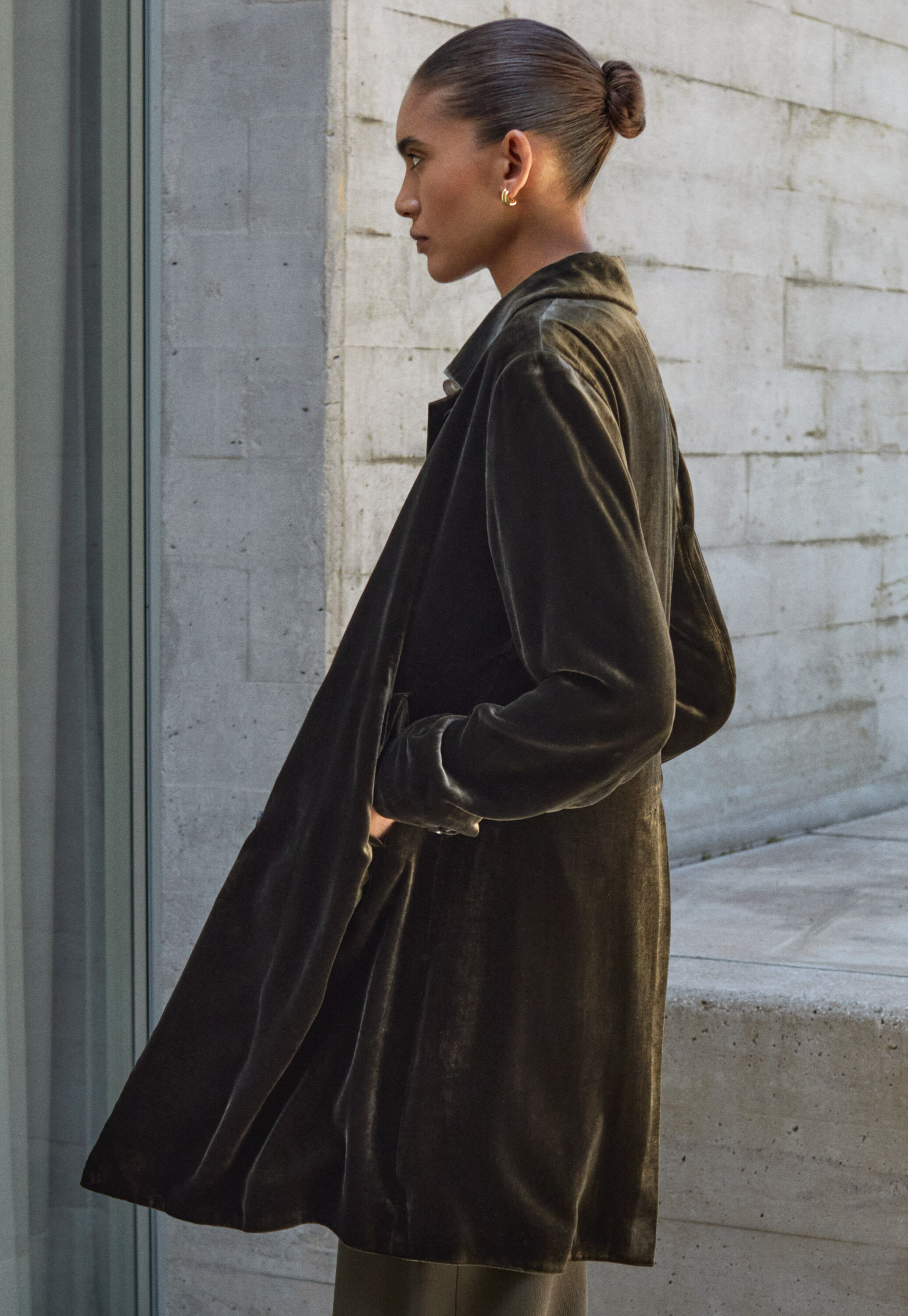 Collared coat