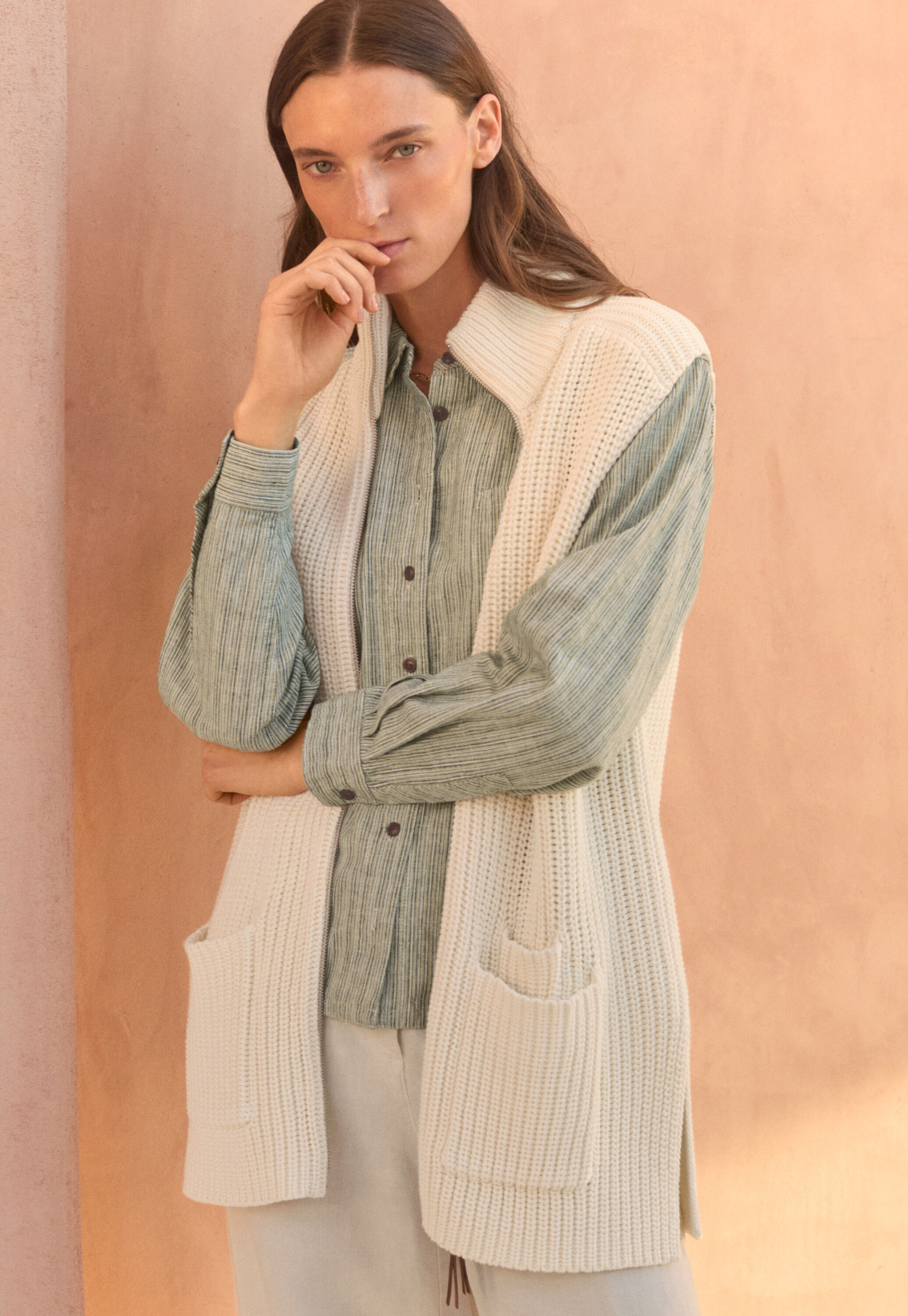 Zip-front gilet