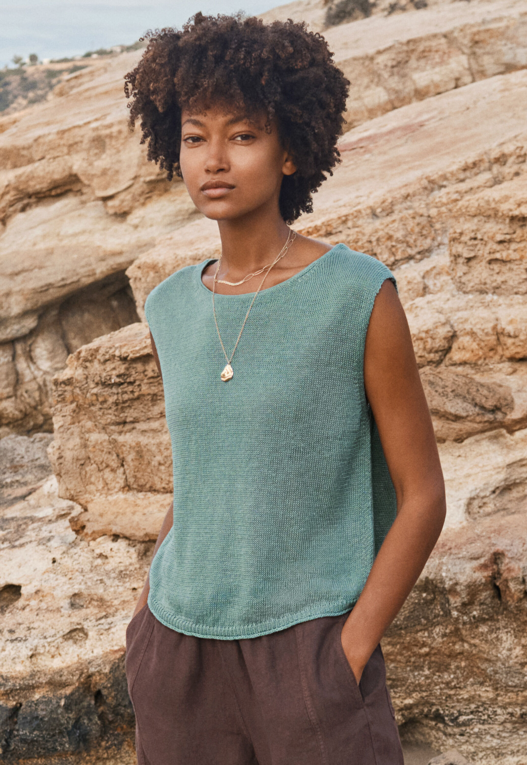 Knitted top