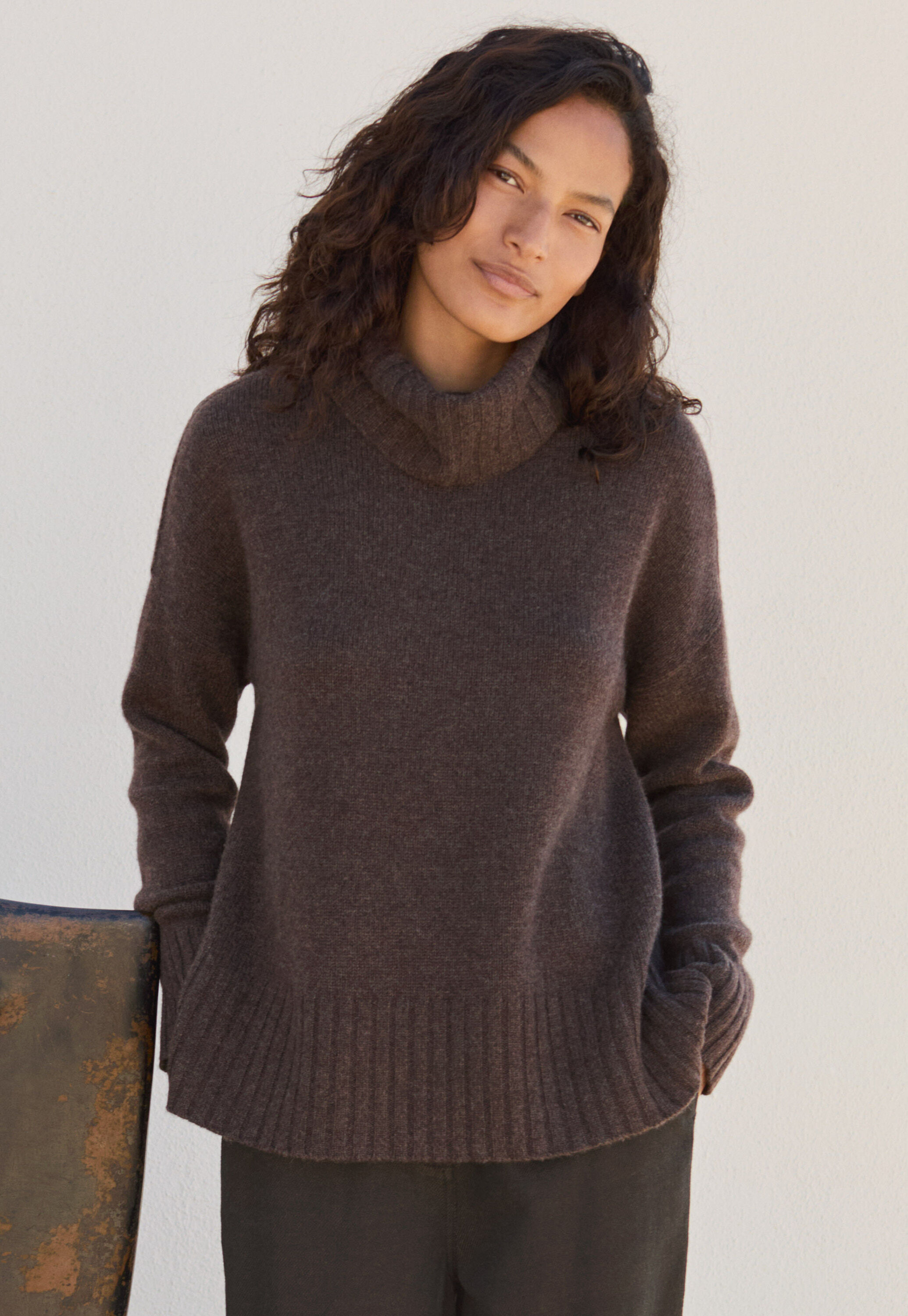 Roll-neck sweater