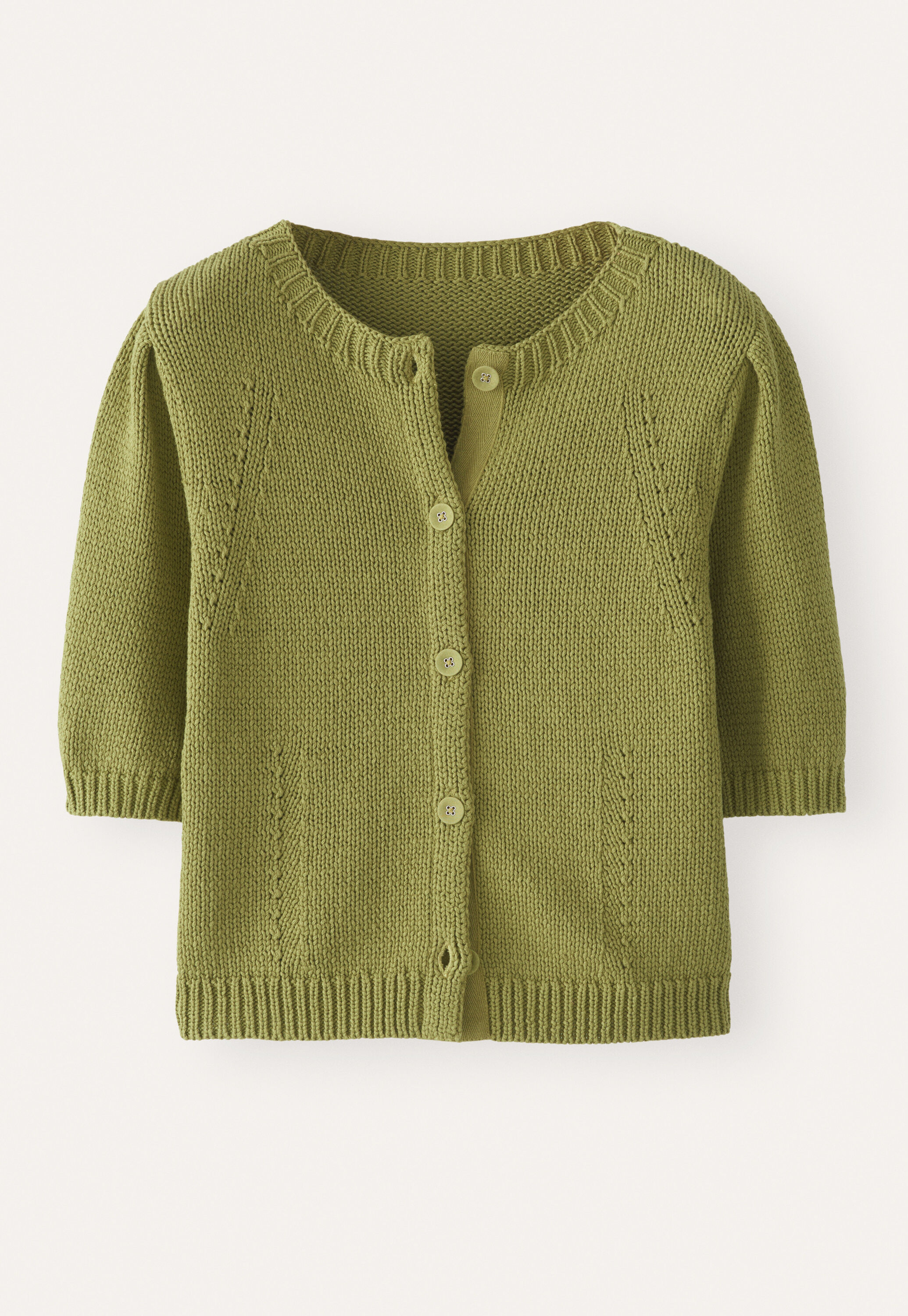 Short-sleeve cardigan