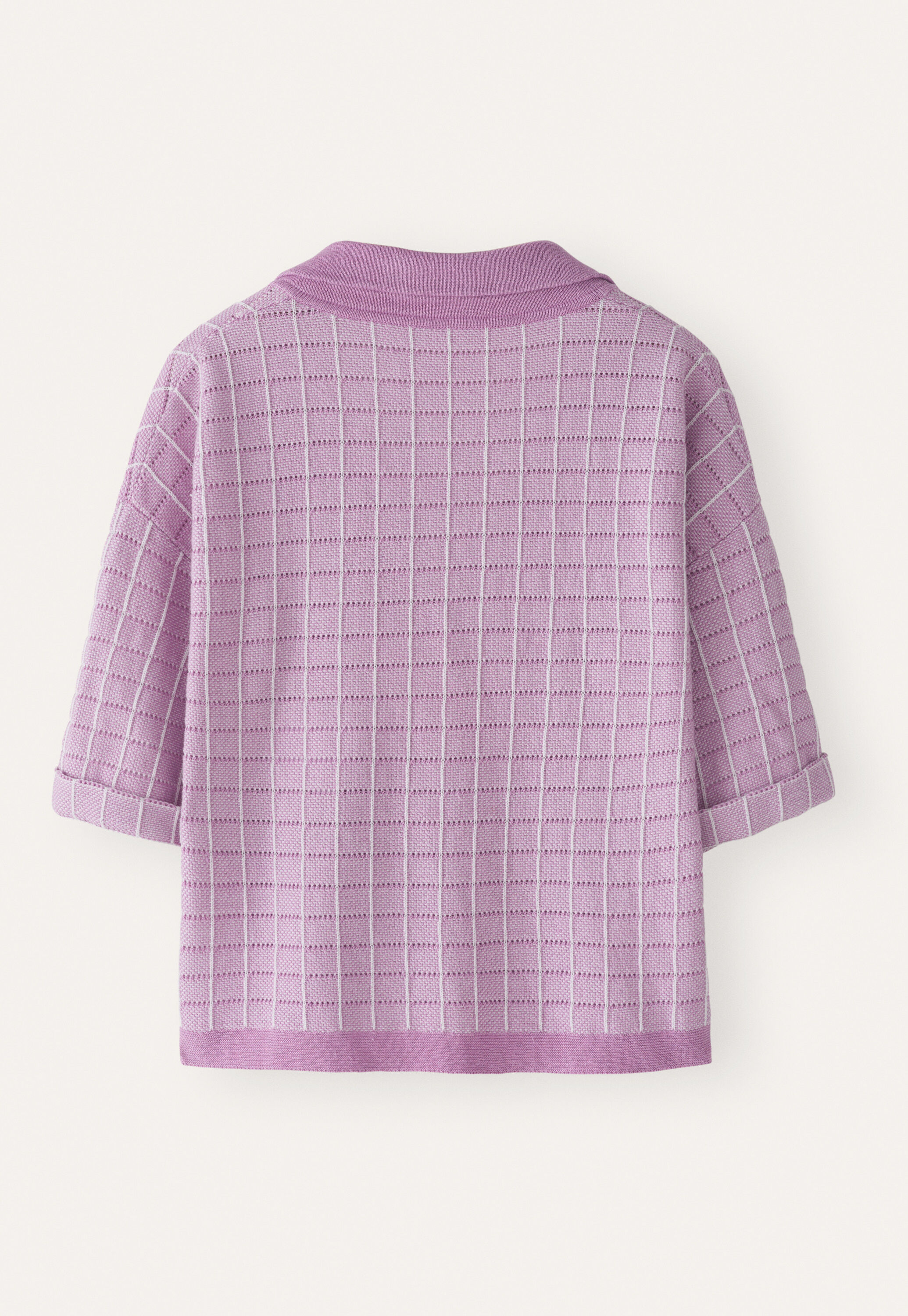 Check-stitch shirt
