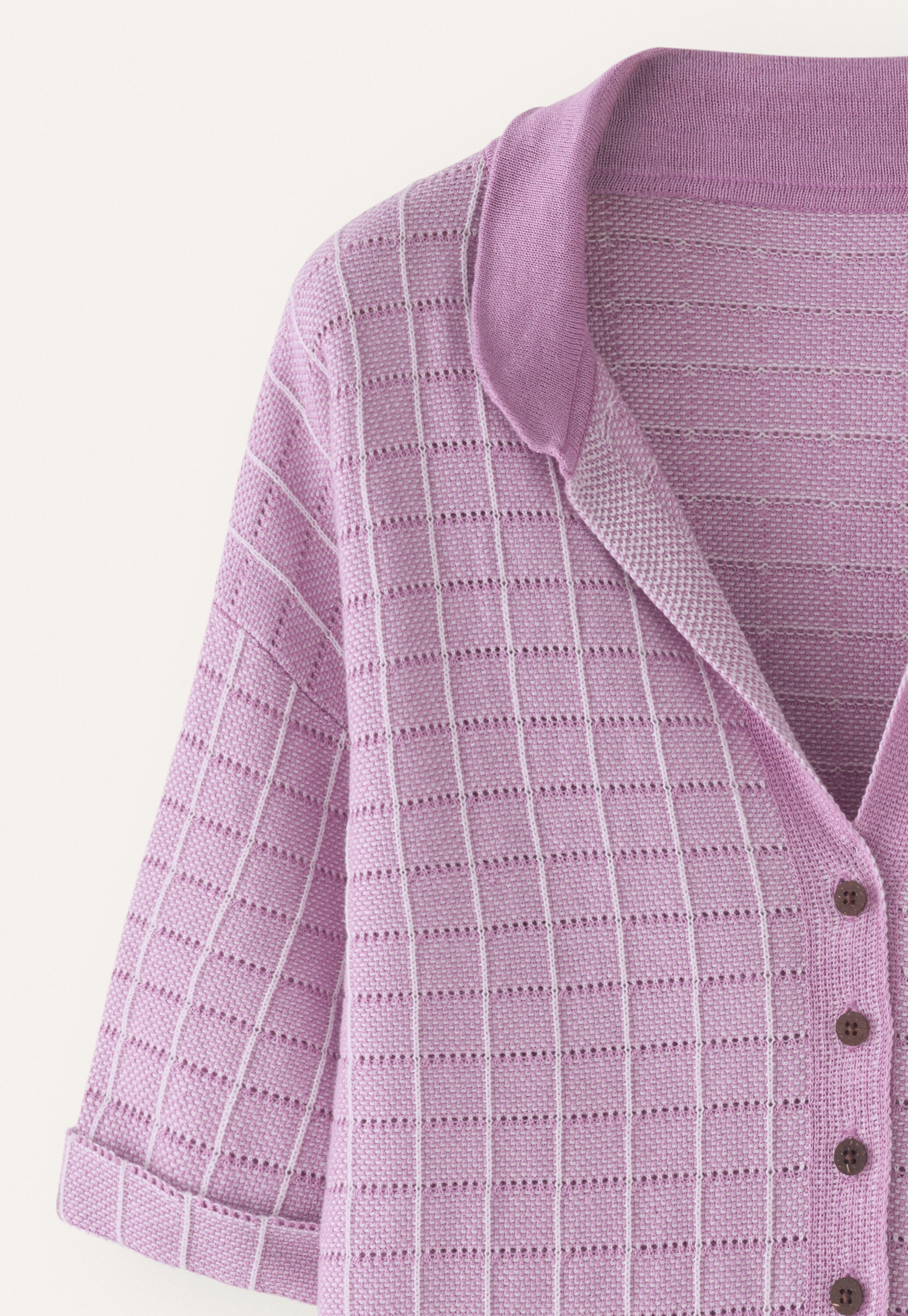 Check-stitch shirt