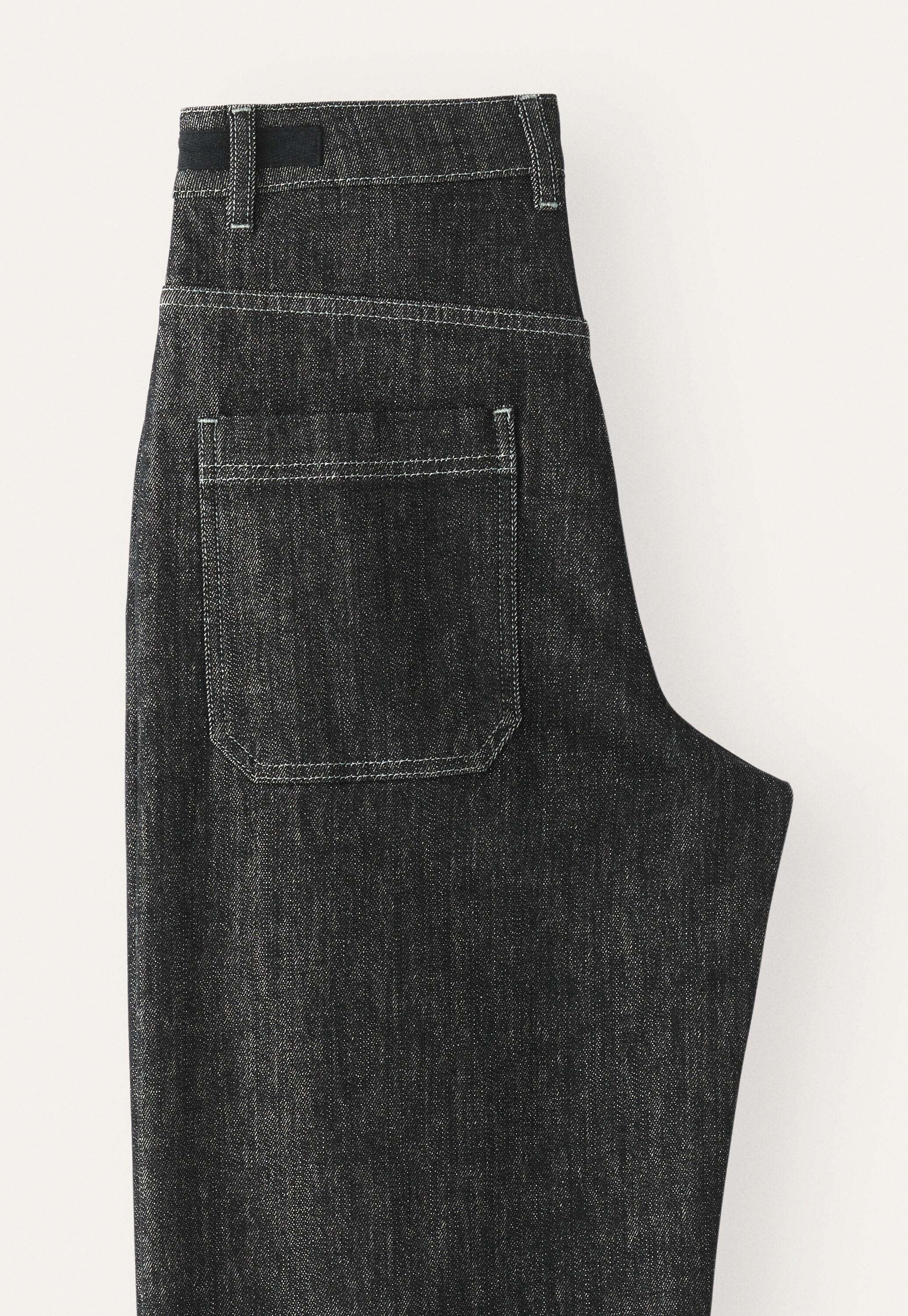 Relaxed straight leg jeans