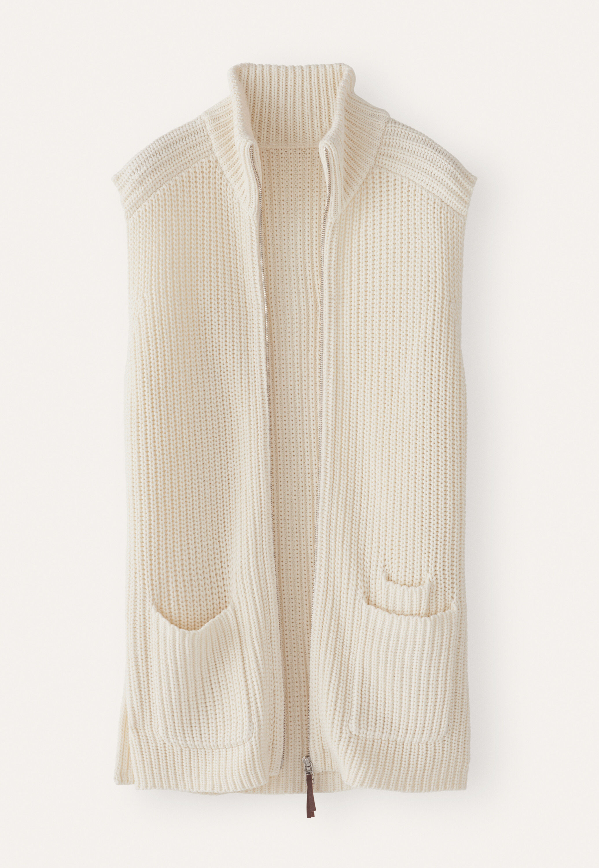 Zip-front gilet