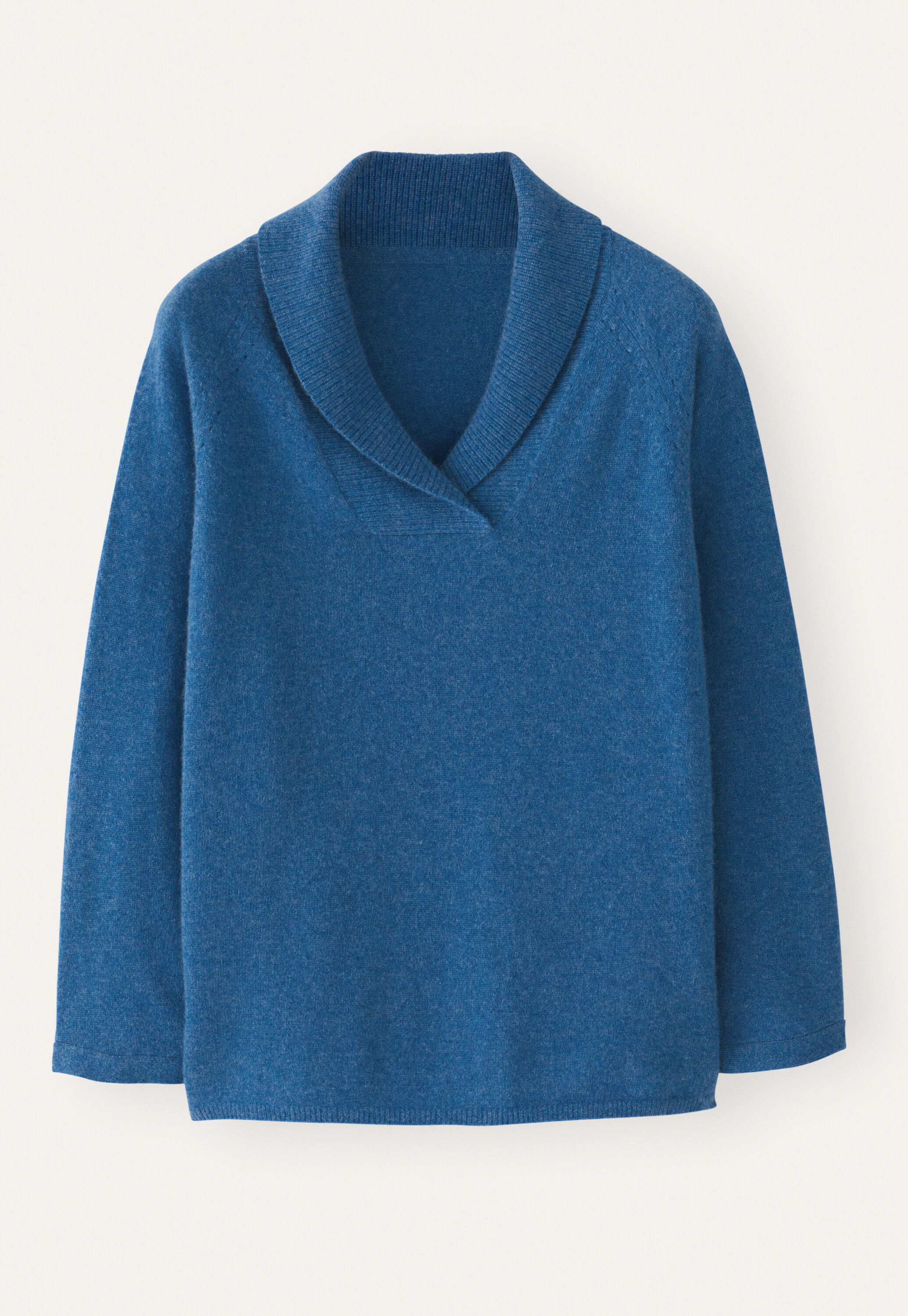 Shawl-collar sweater