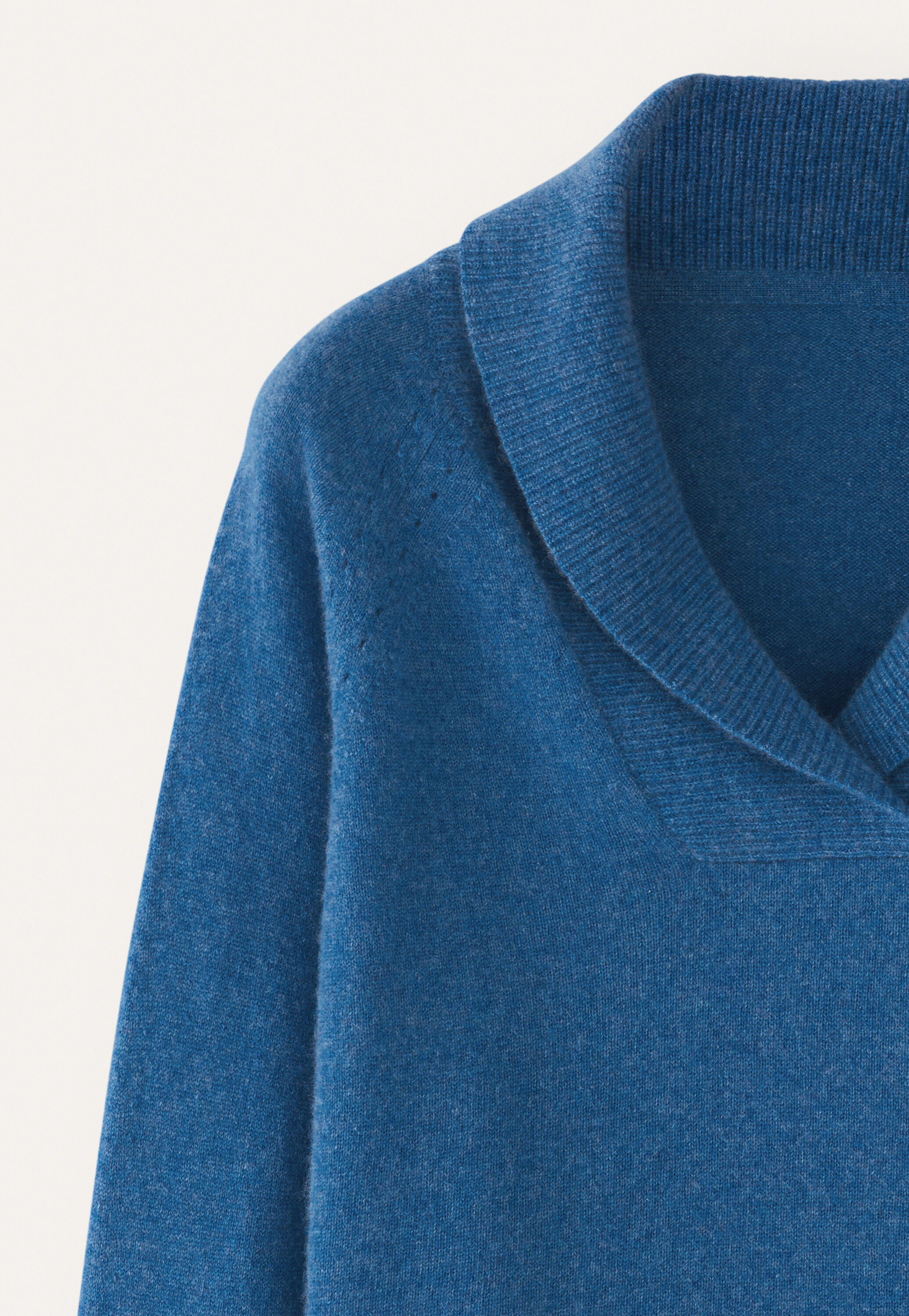 Shawl-collar sweater