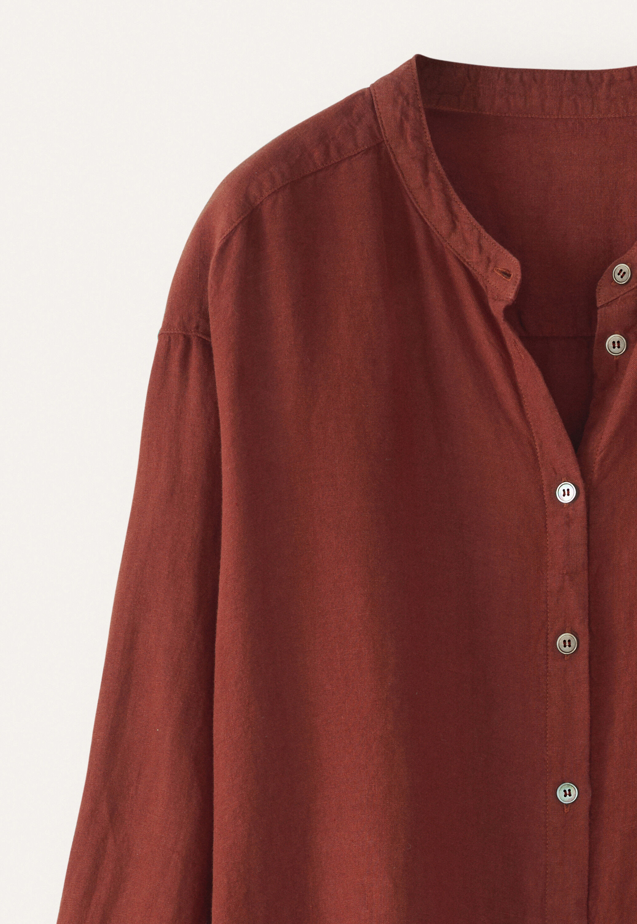 Long side-button shirt