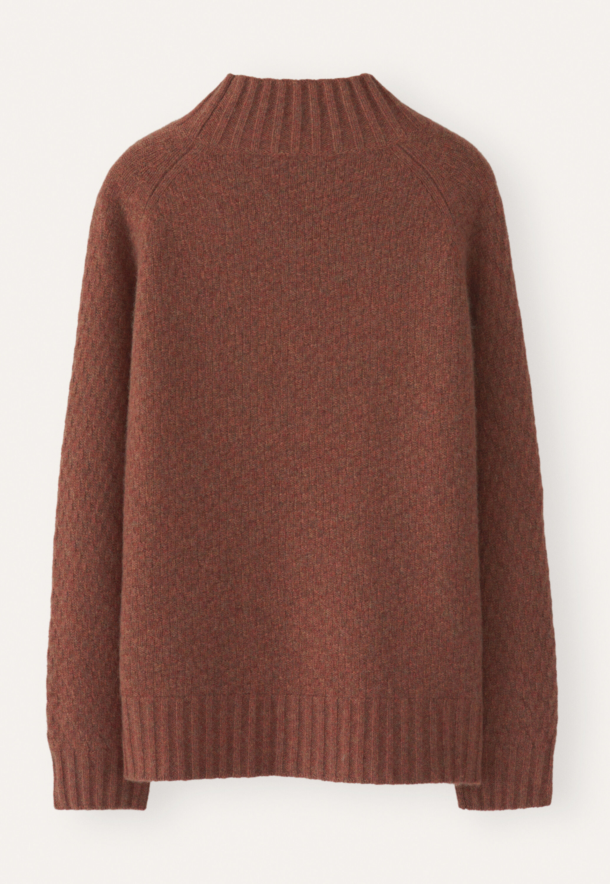 Funnel-neck sweater