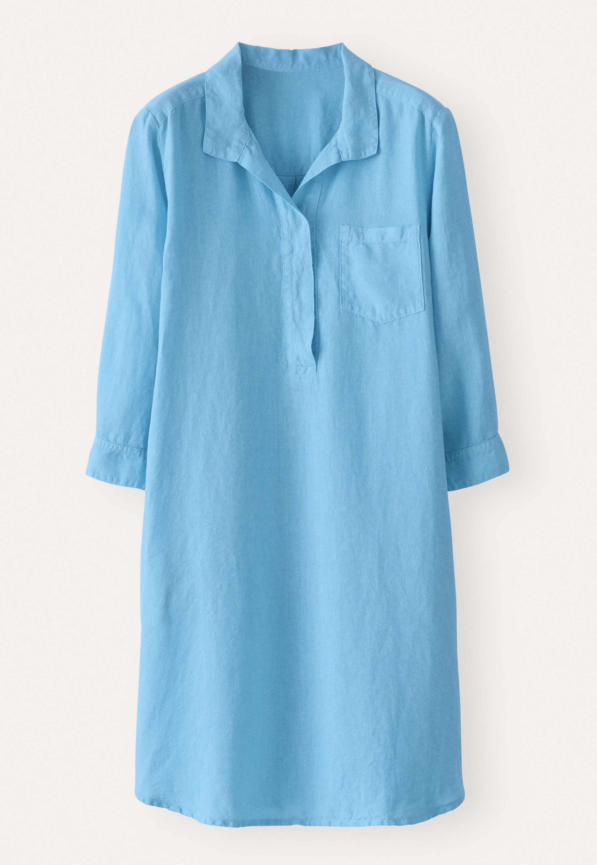Placket-detail dress