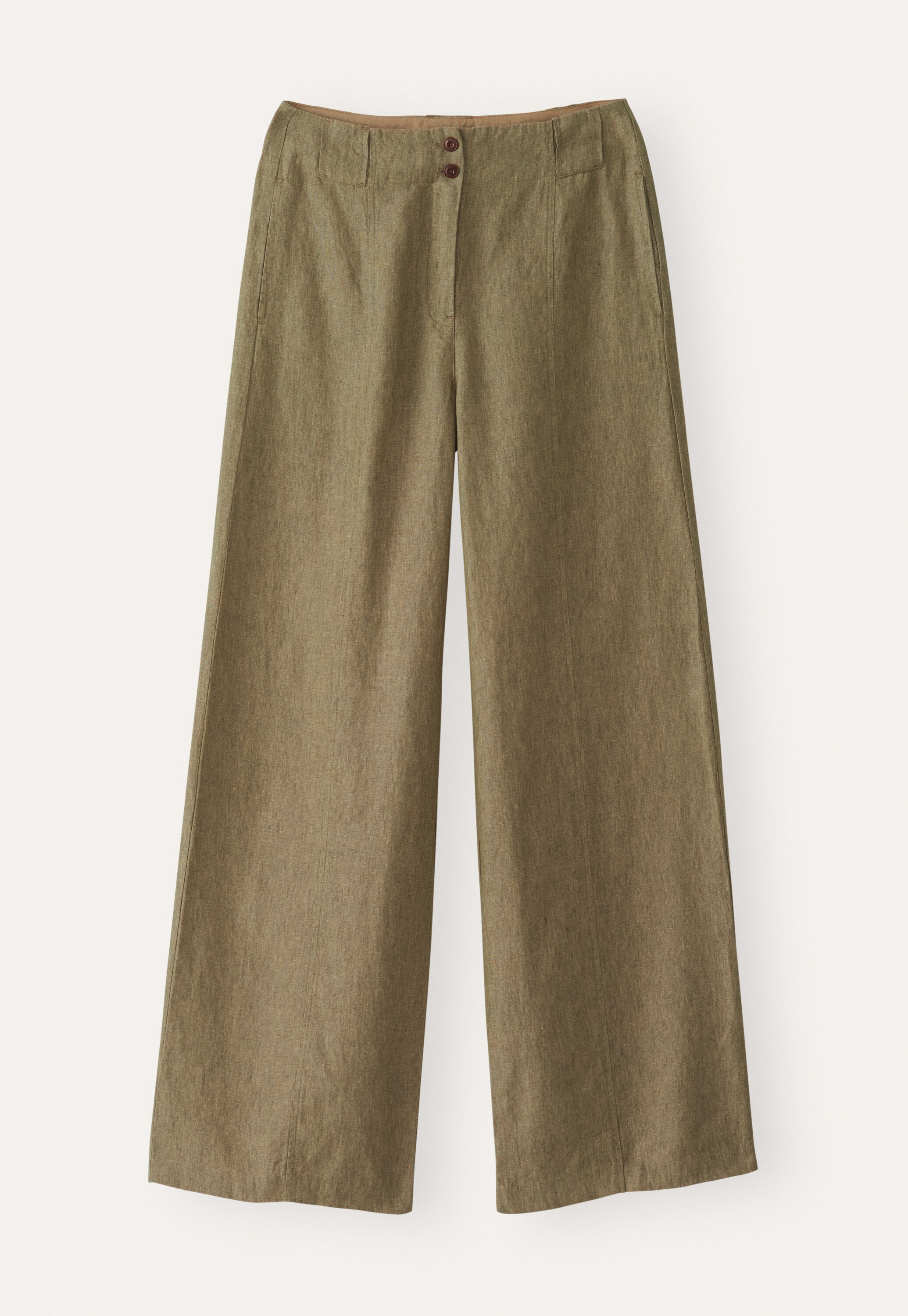 Front-seam trousers