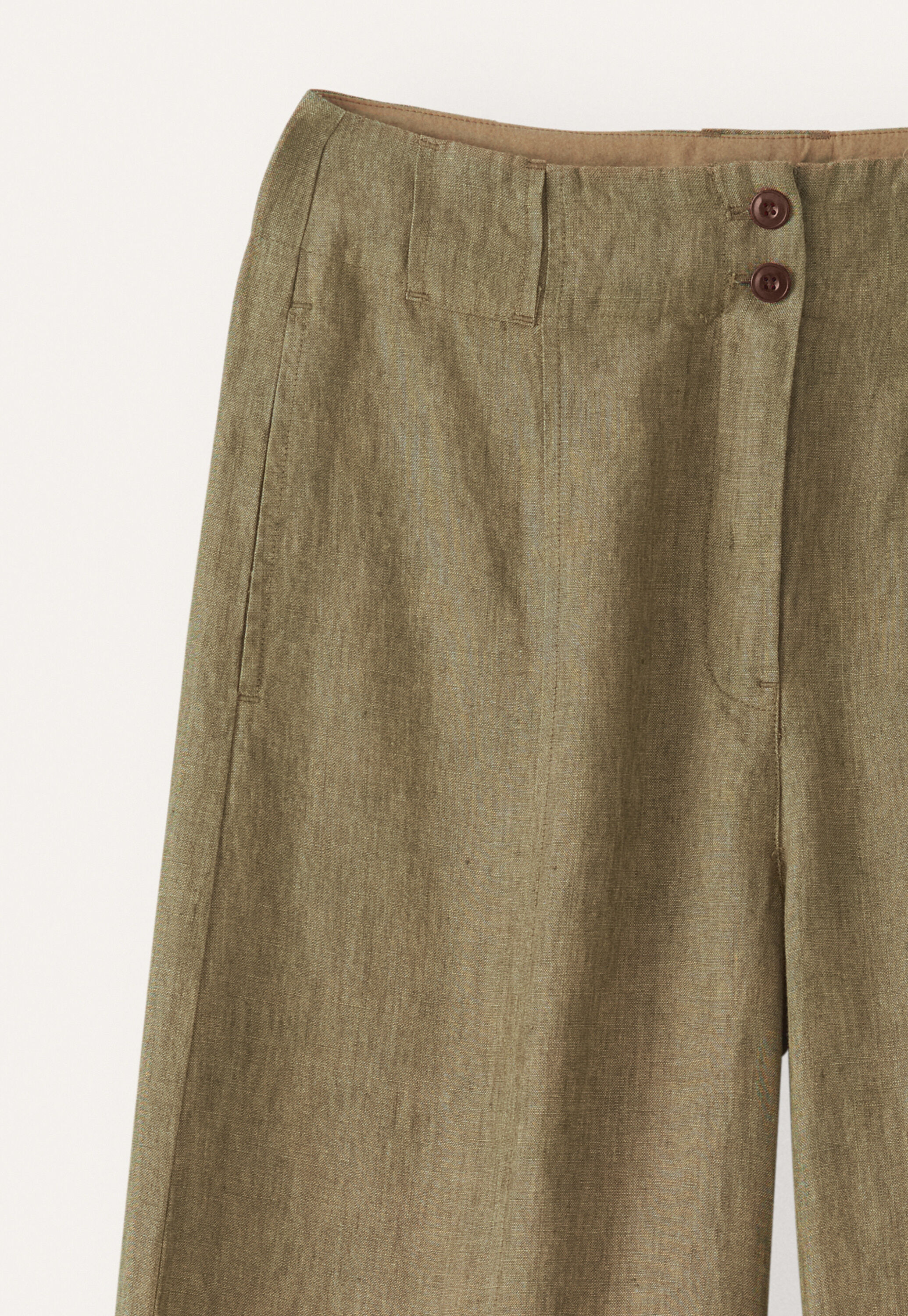 Front-seam trousers