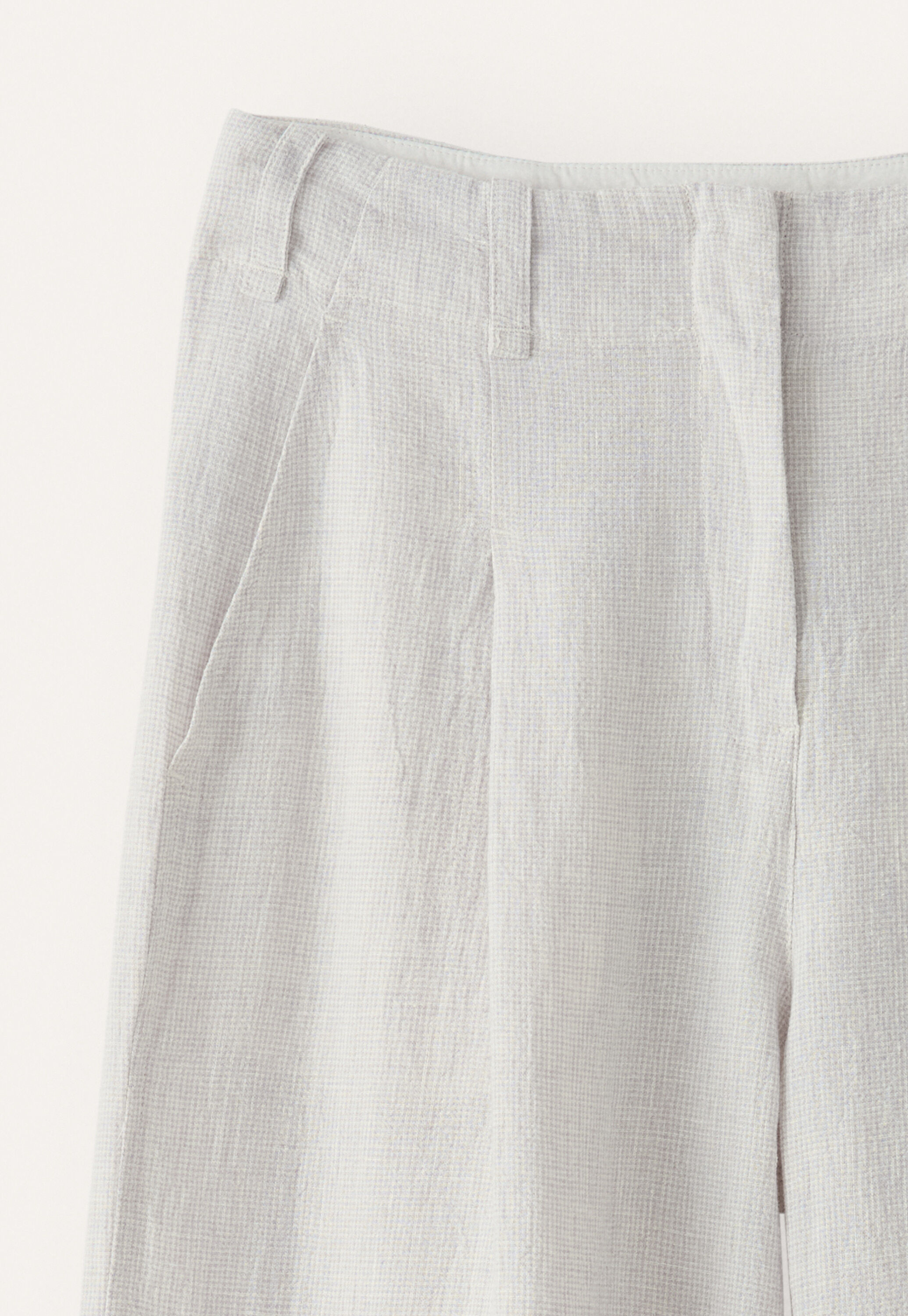 Pleat-front trousers