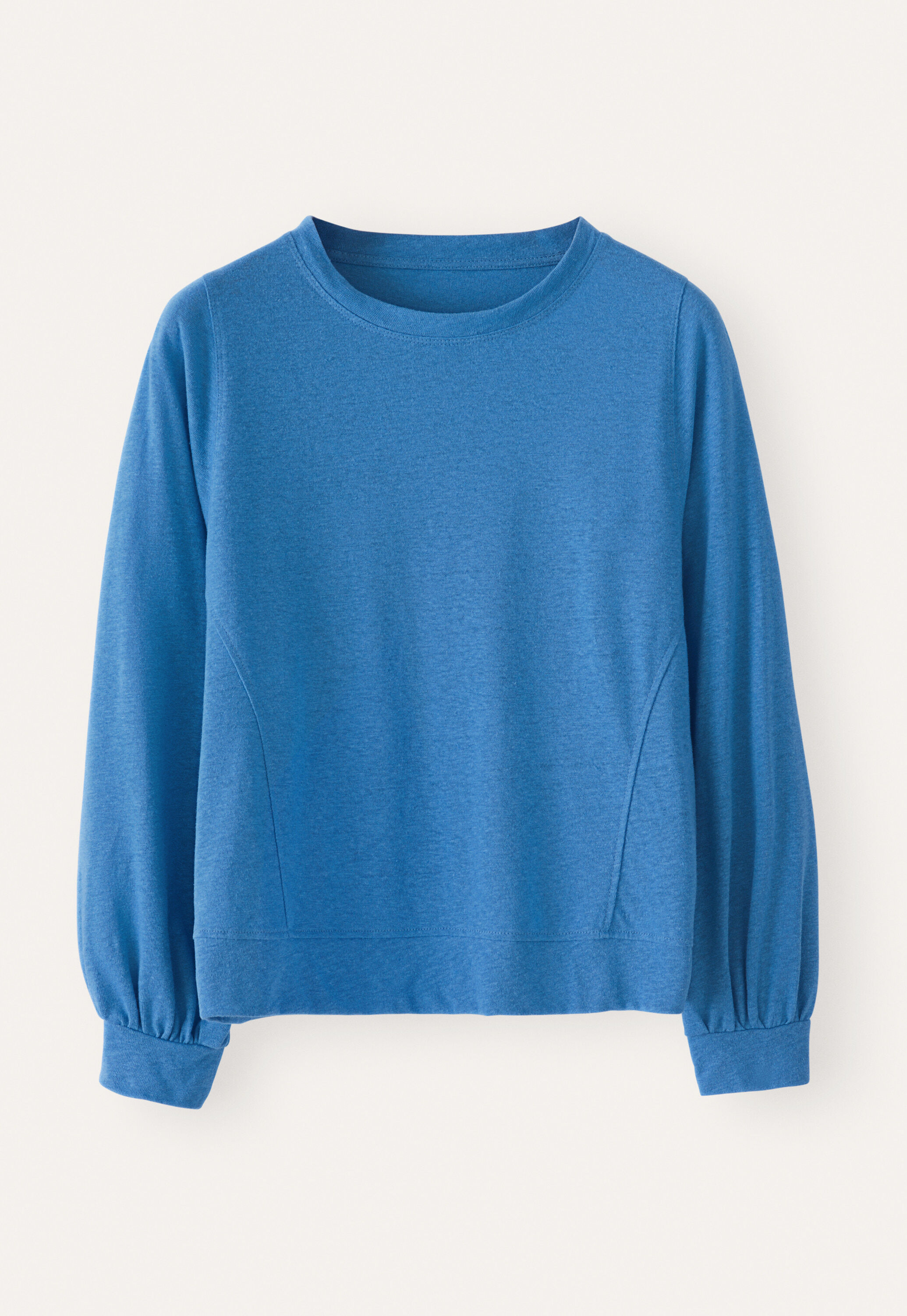 Long-sleeve jersey top