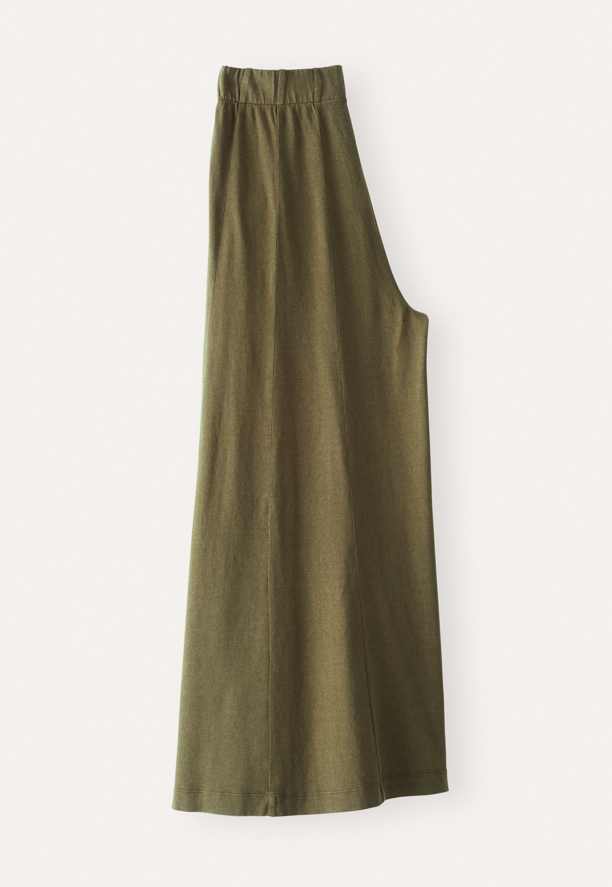 Wide-leg jersey trousers