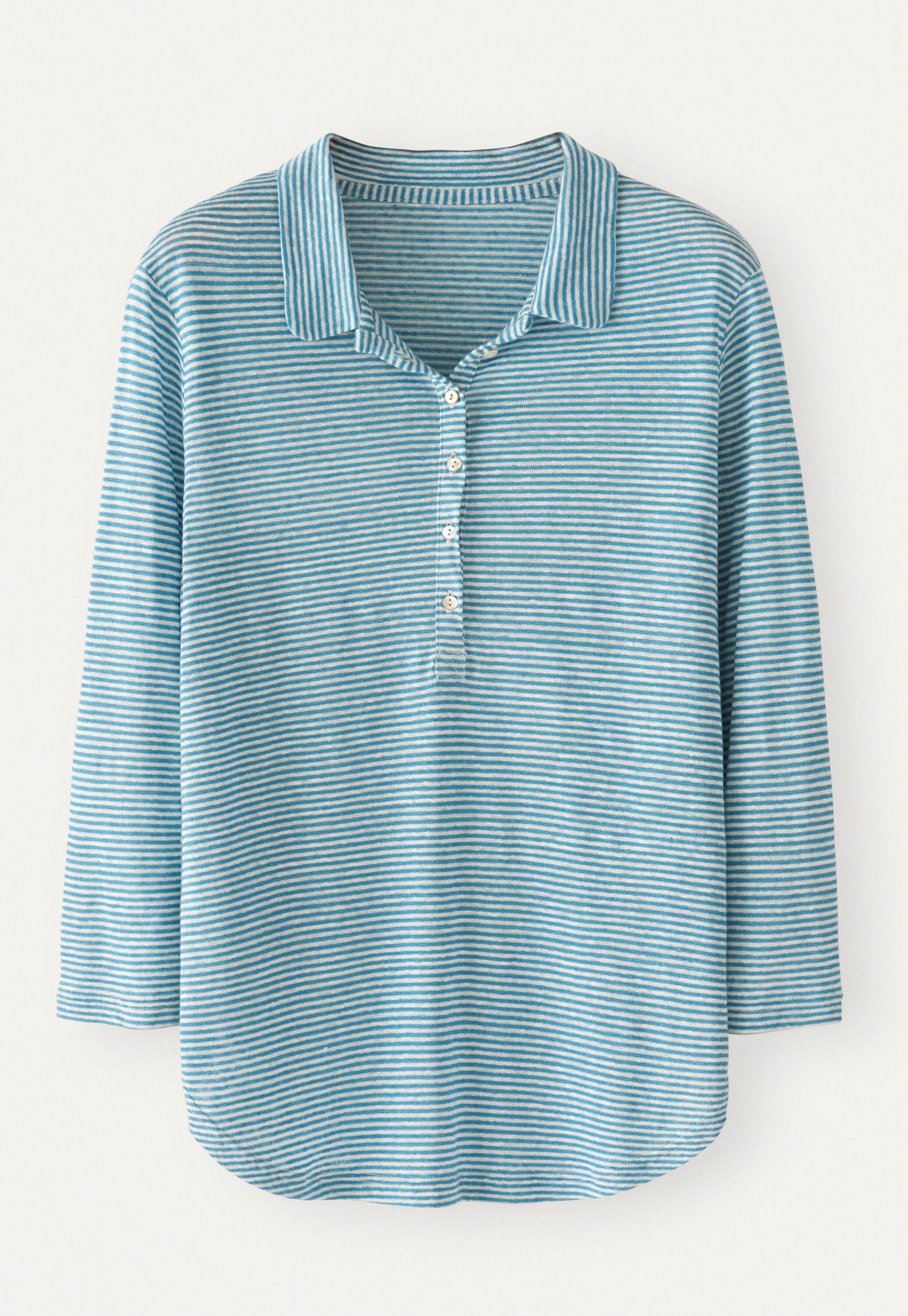 Striped polo shirt