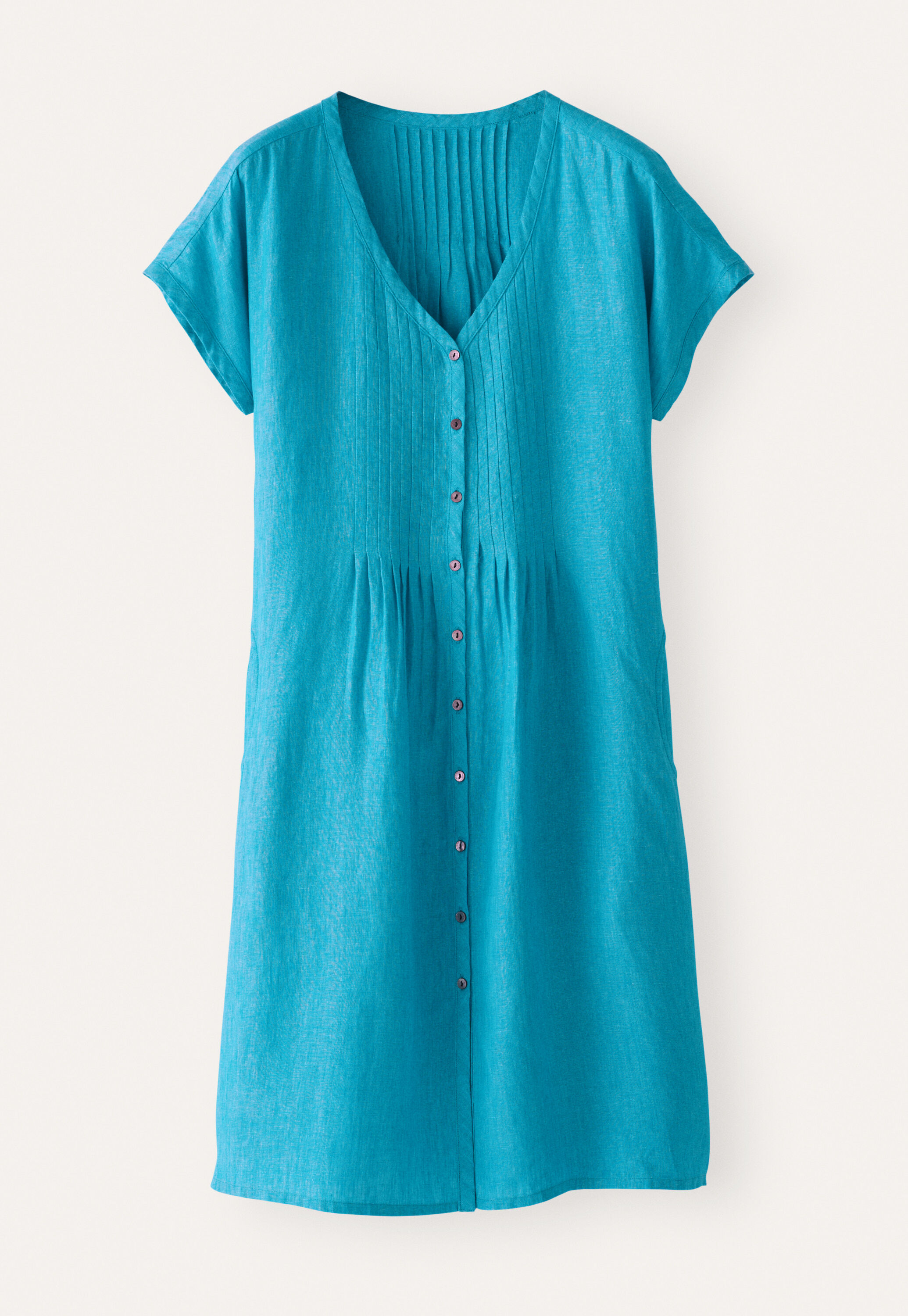 Tuck-detail dress