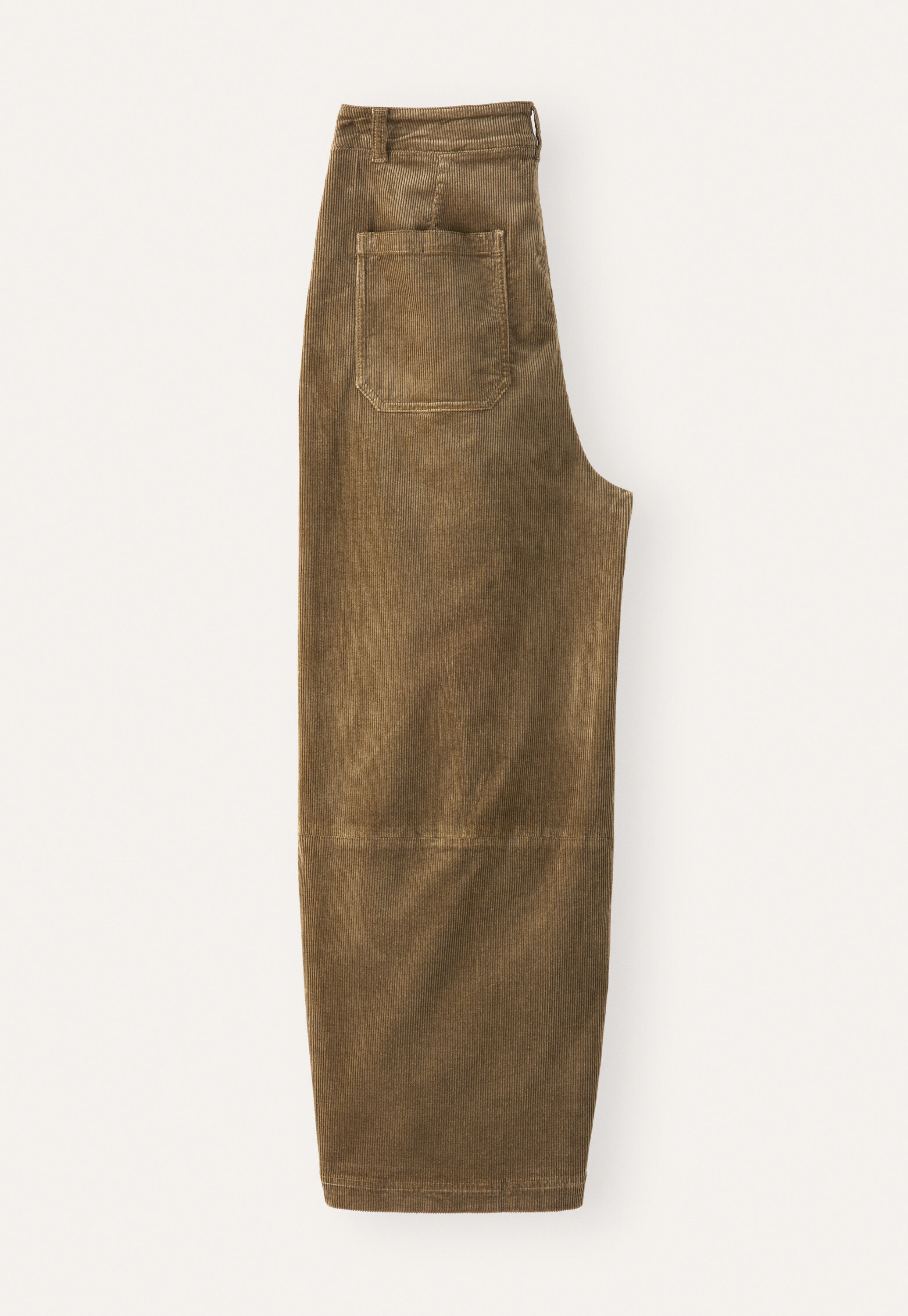 Barrel-leg trousers