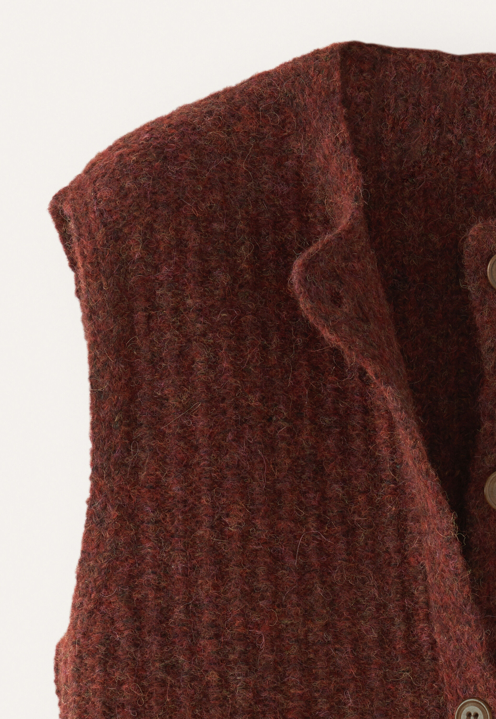 Sleeveless cardigan