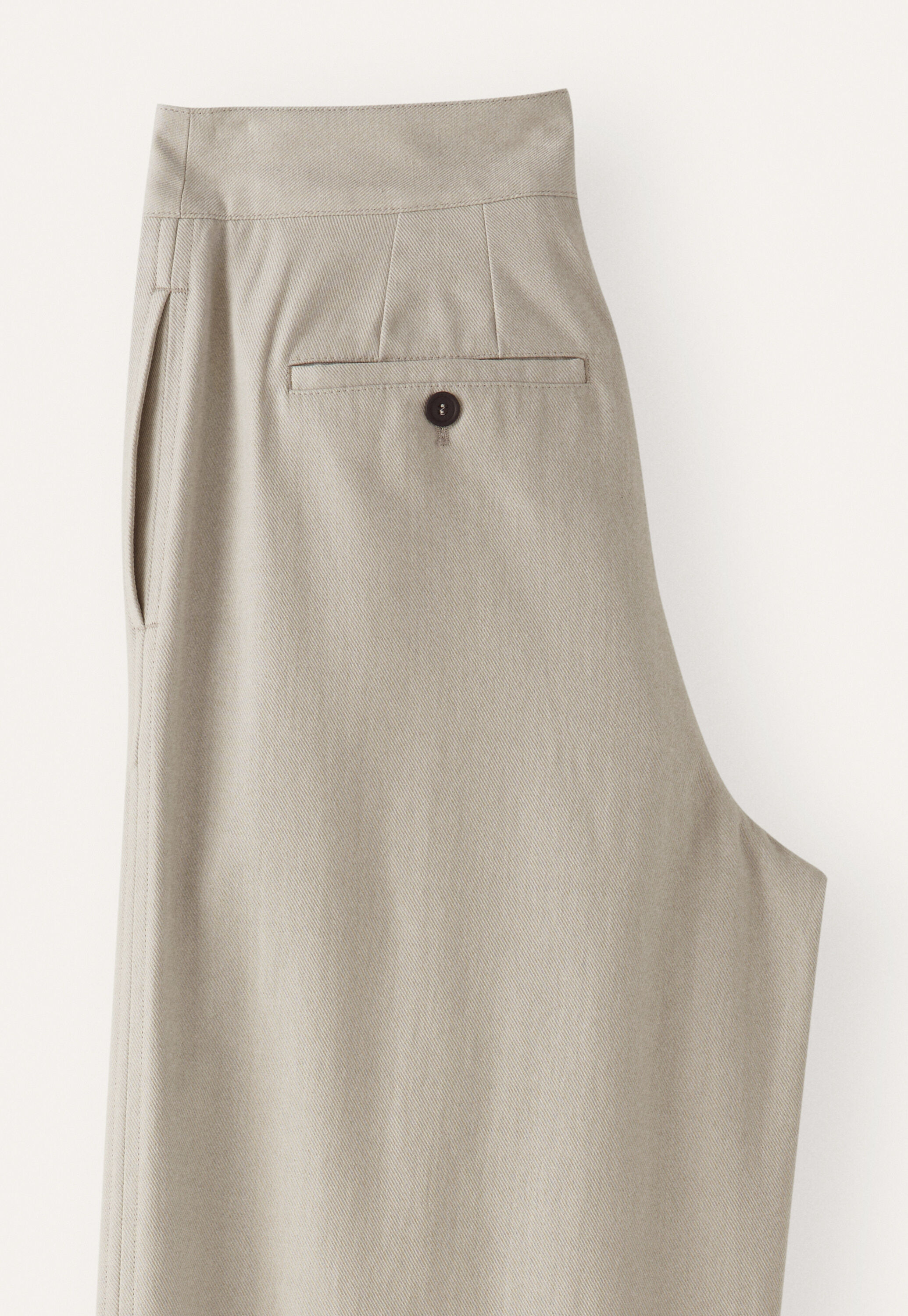 Pleat-front trousers
