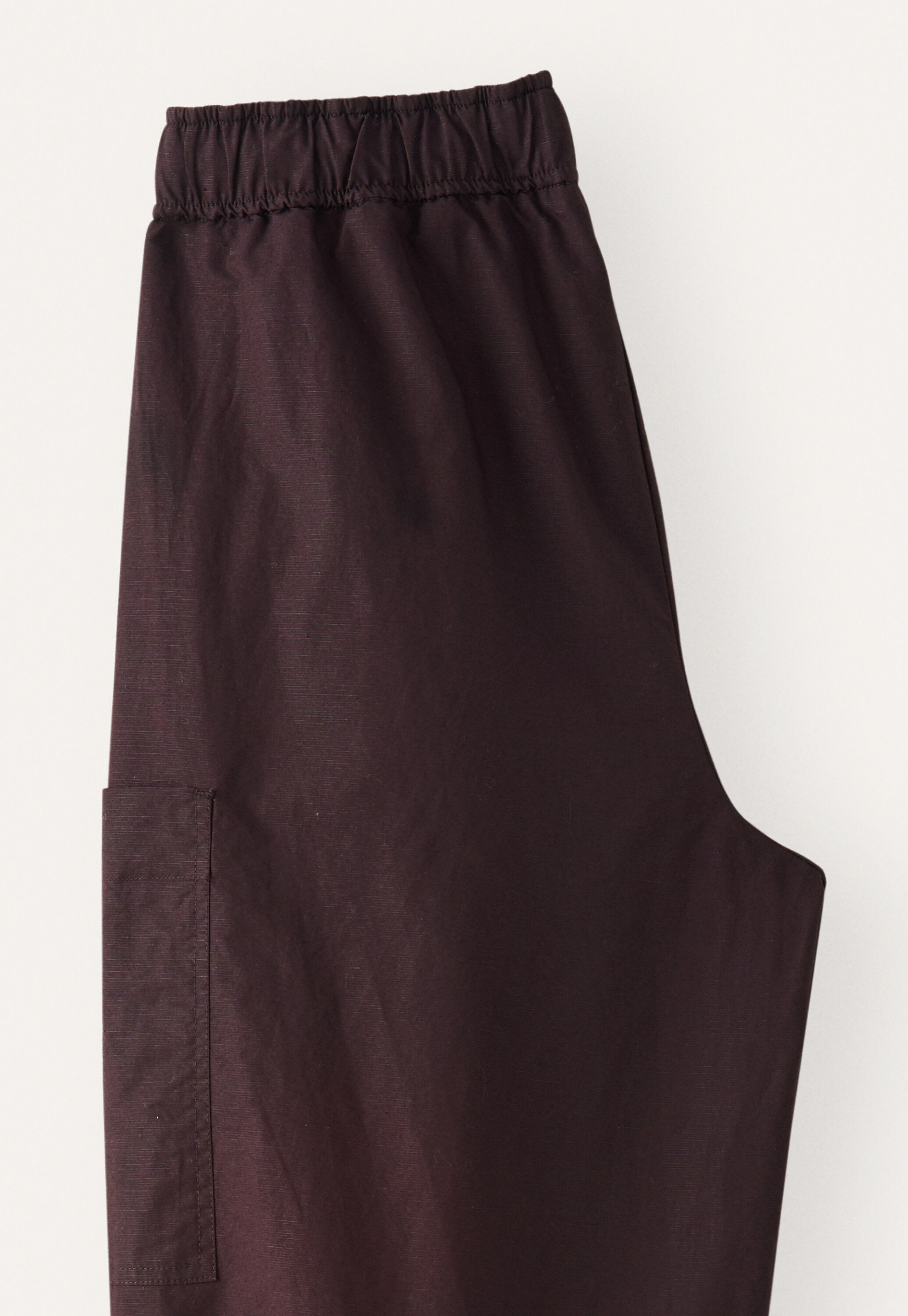 Cropped pull-on trousers