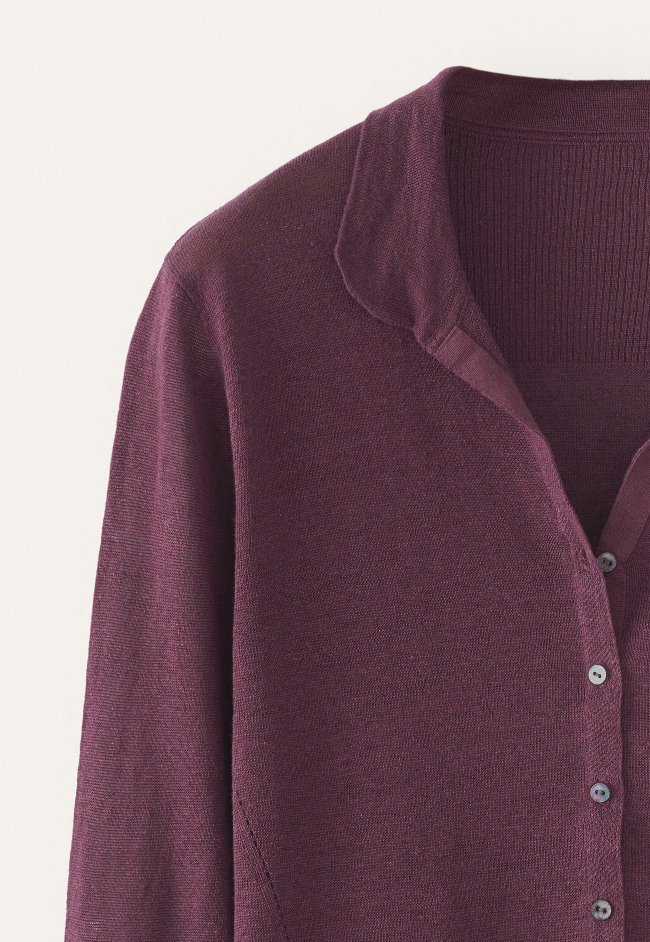 Collared cardigan