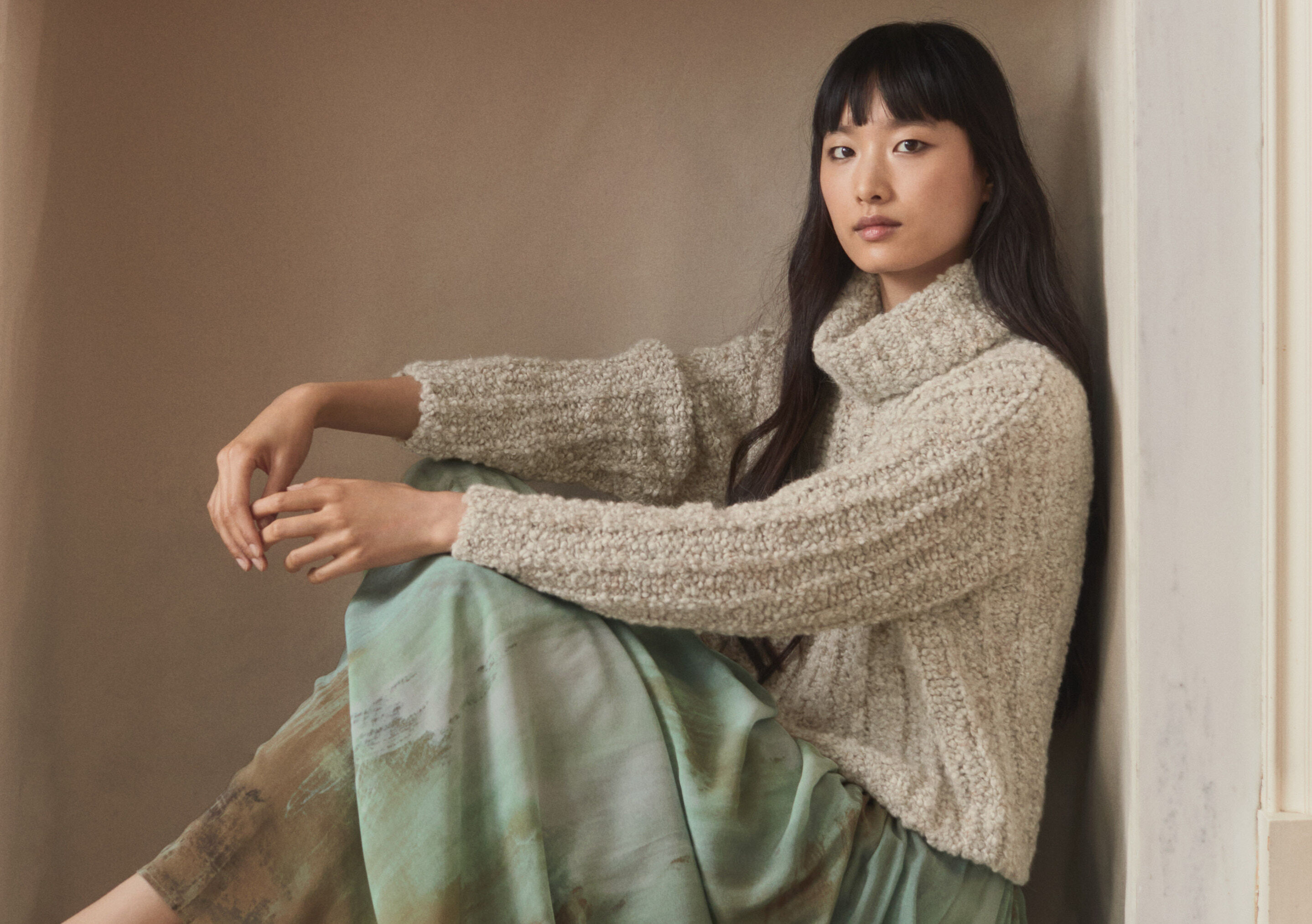 Roll-neck sweater
