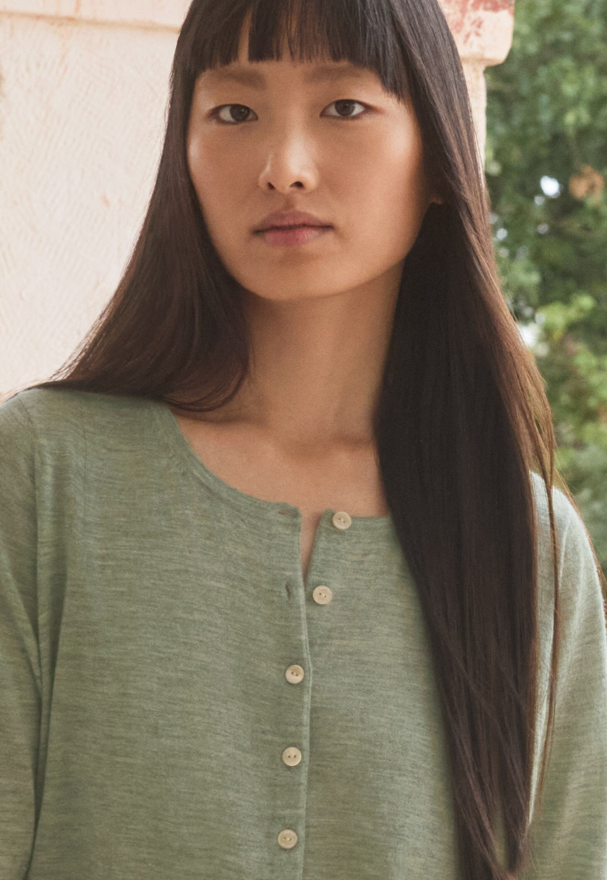 Button-through sweater
