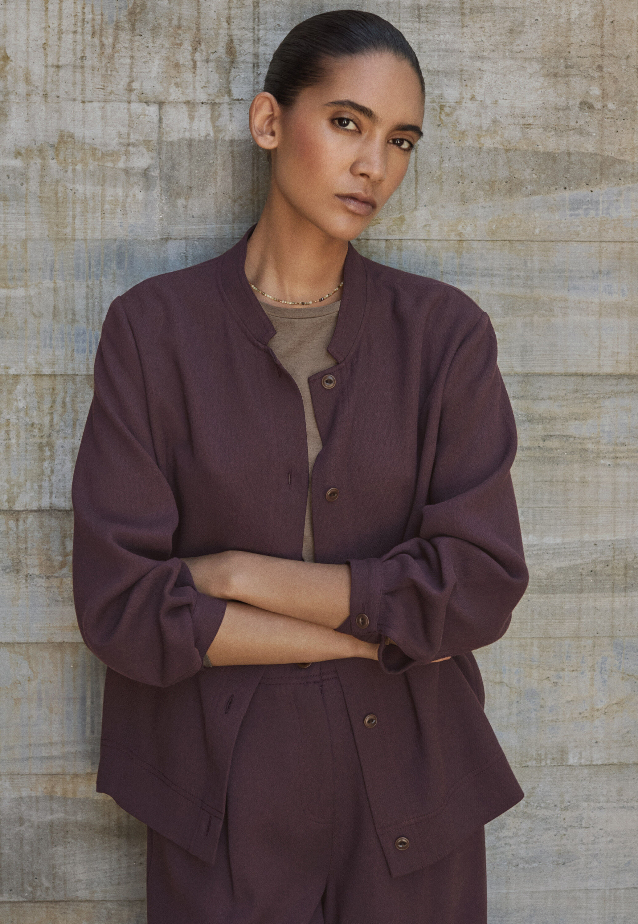 Round-neck top