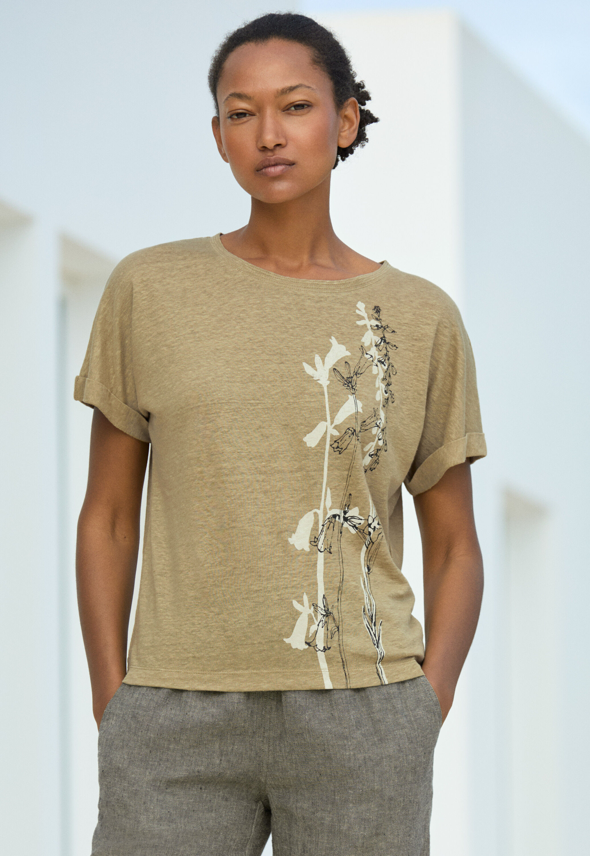 Round-neck top
