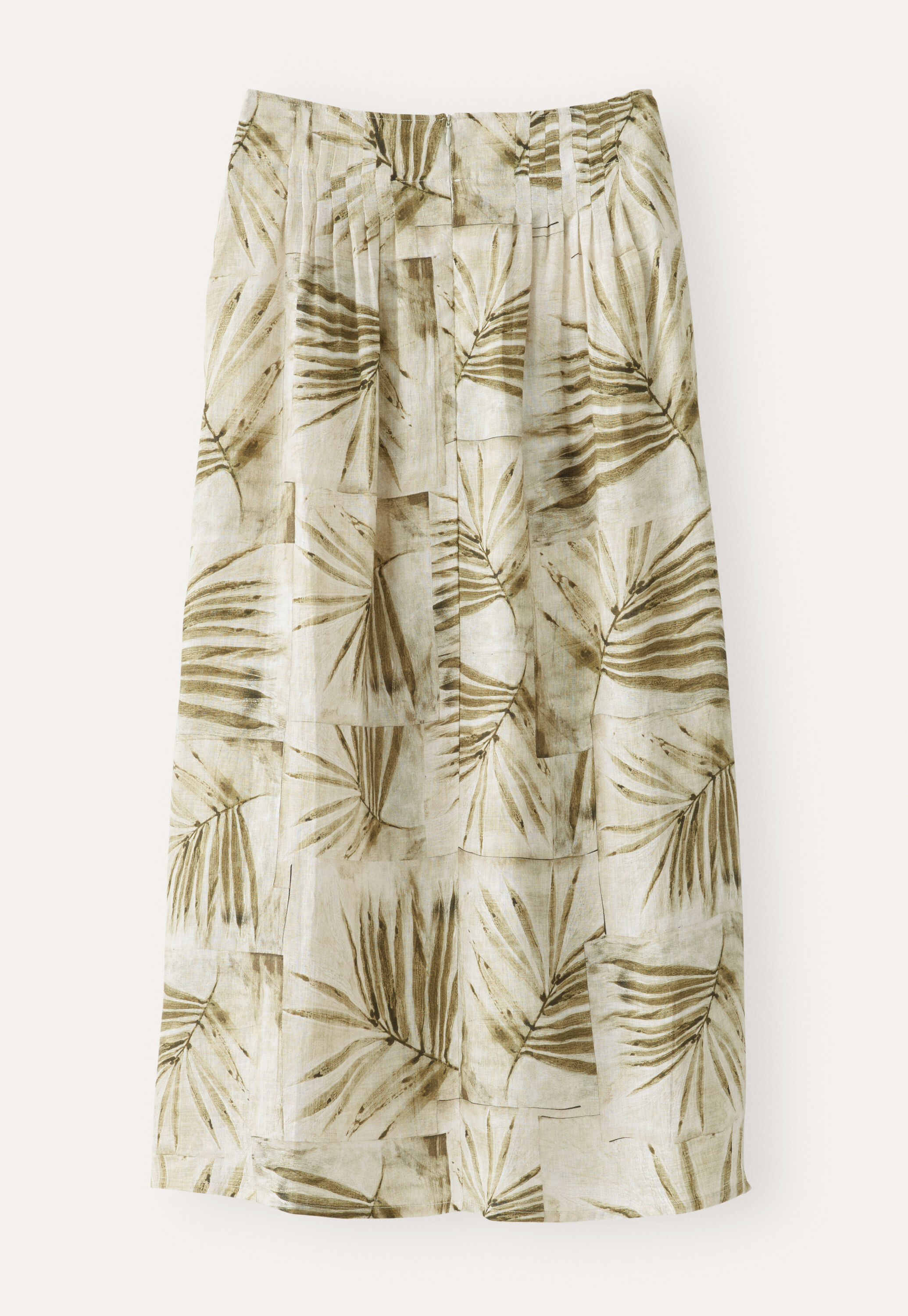 Printed long skirt