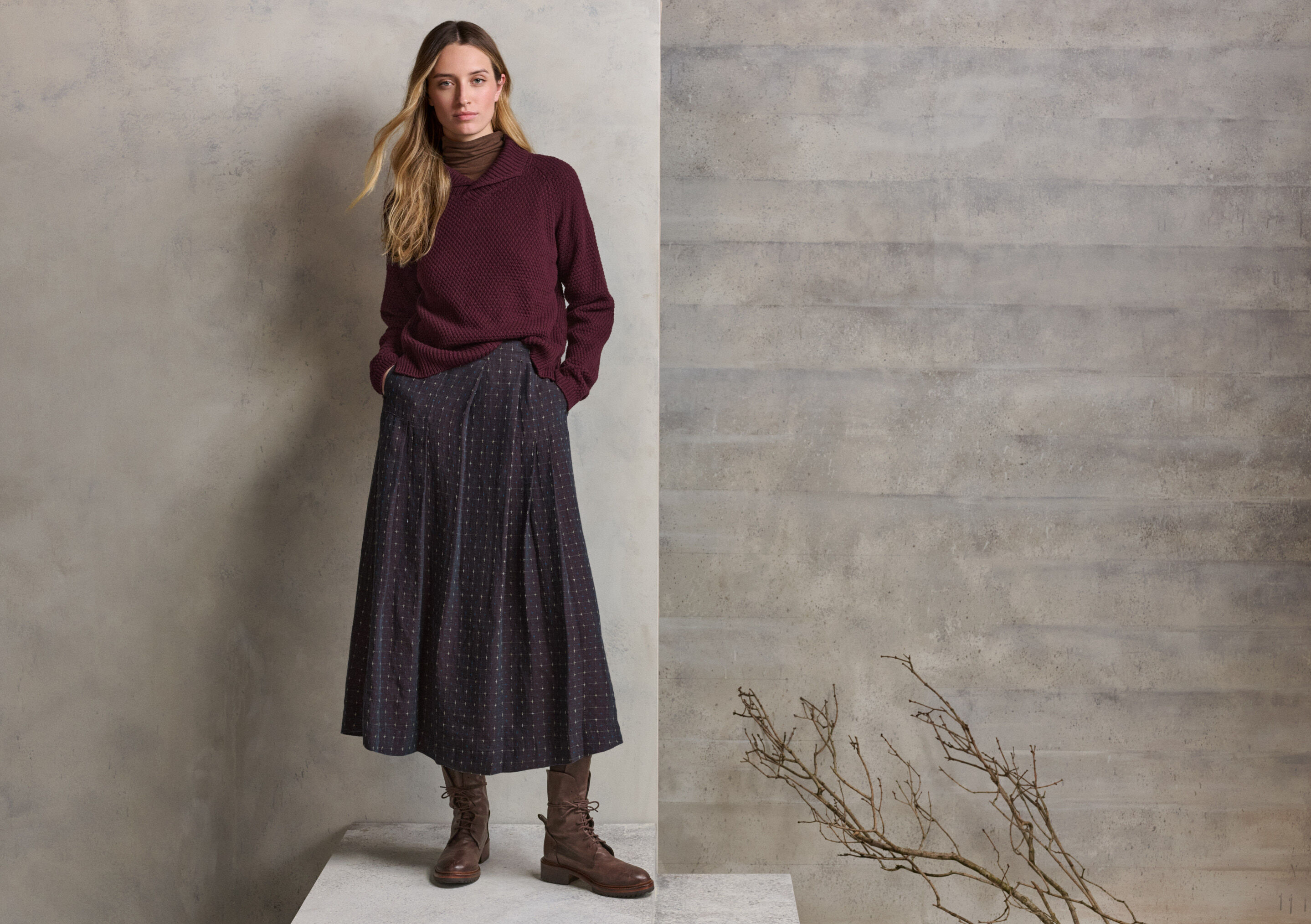 Edge-to-edge cardigan