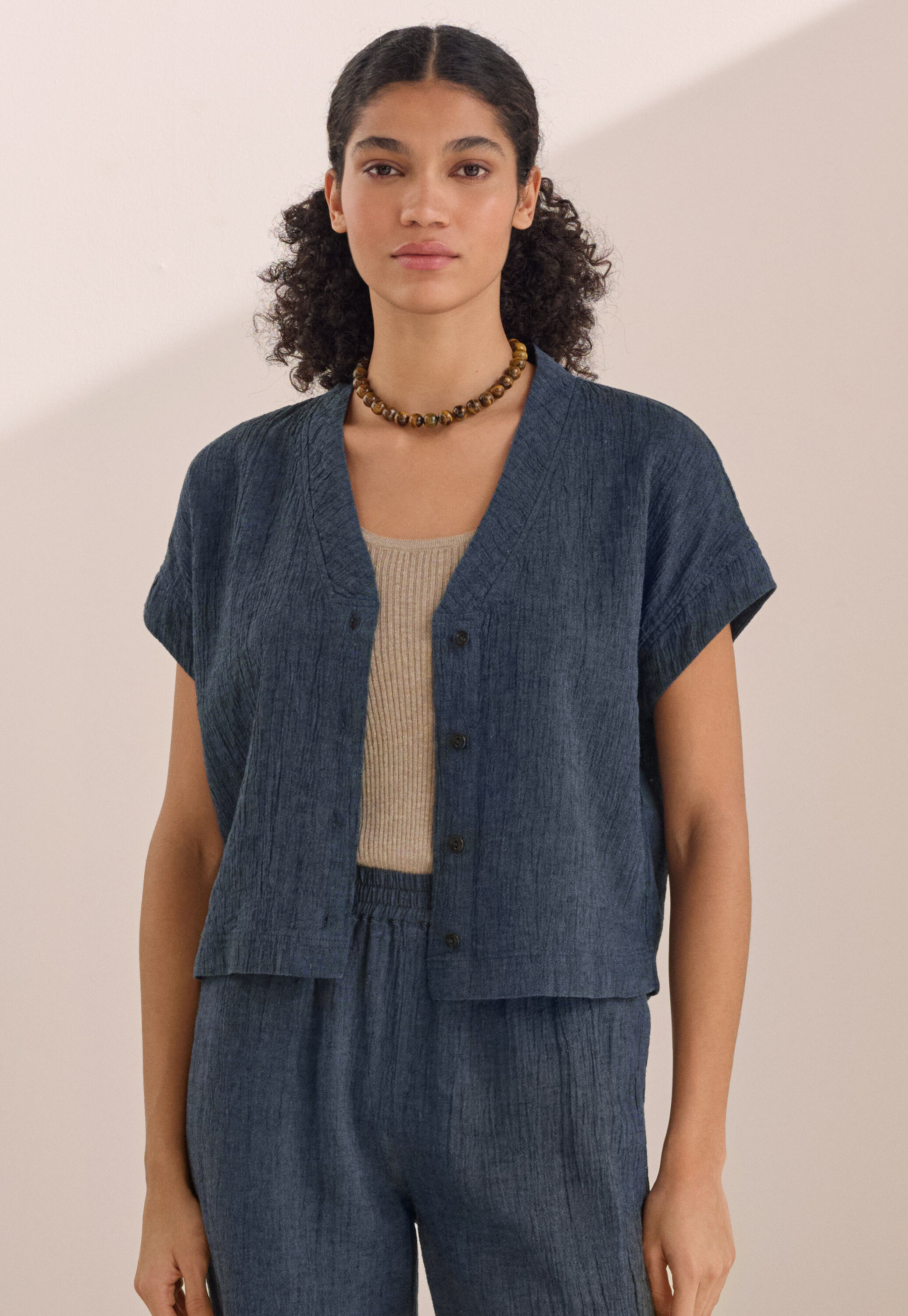 V-neck top